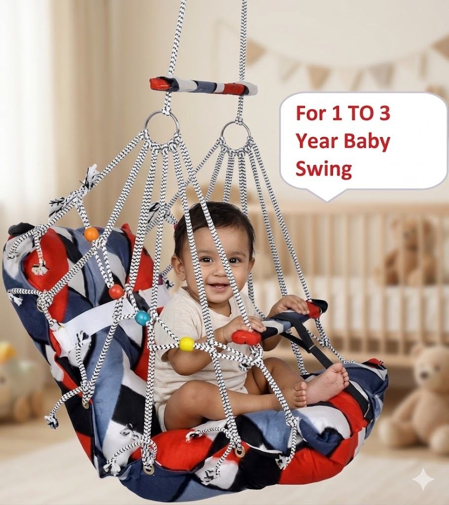 pipreshwar swing Hanging Baby Jhula / Kids Swing for 1-3 Years Old Sleeping Bag-picture-25