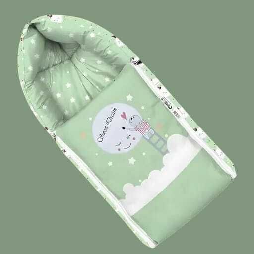 het creation 3 in 1 Velvet Baby Sleeping Bag & Carry Nest Zarvika No No-picture-15