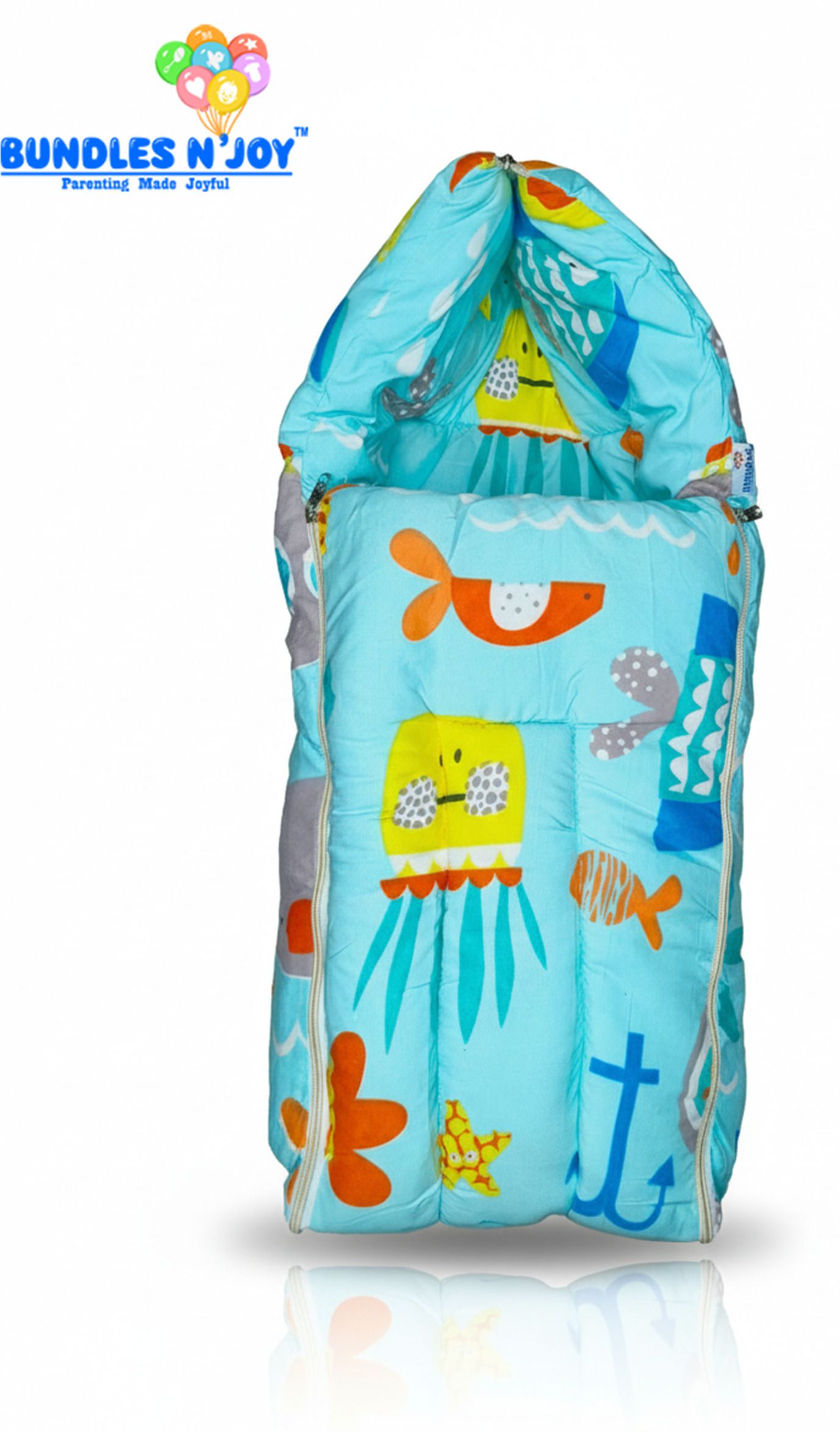bundles njoy Bundles N' Joy SLEEPING BAG 100% COTTON for Newborn Baby Sleeping Bag-picture-11