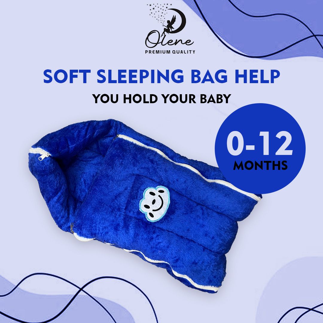 olene 3 in 1 Baby Carry Nest Sleeping Bag & Mattress Soft & Comfortable Sleeping Bag-picture-3