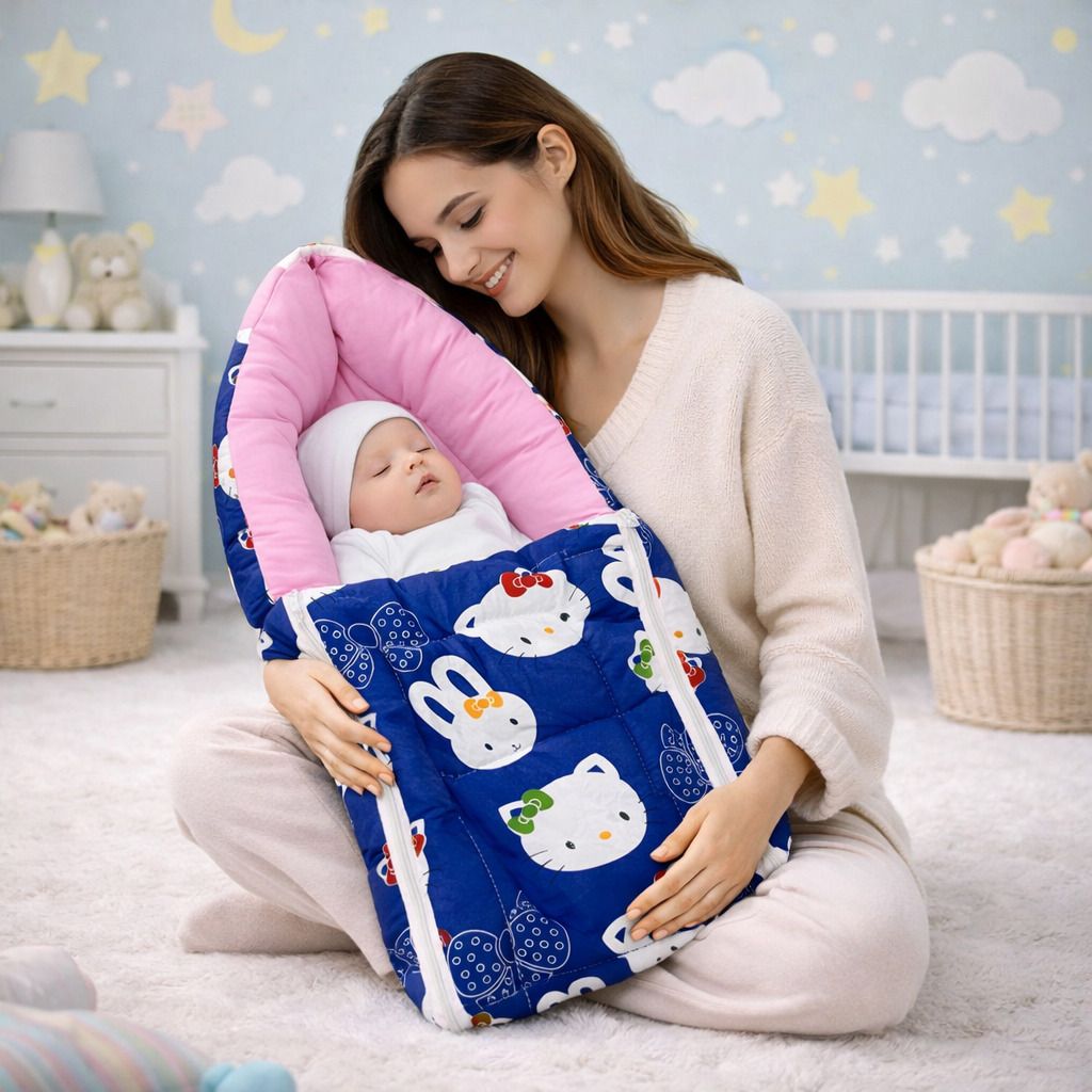 baby desire Blue Kitty Bc Sleeping Bag-picture-5