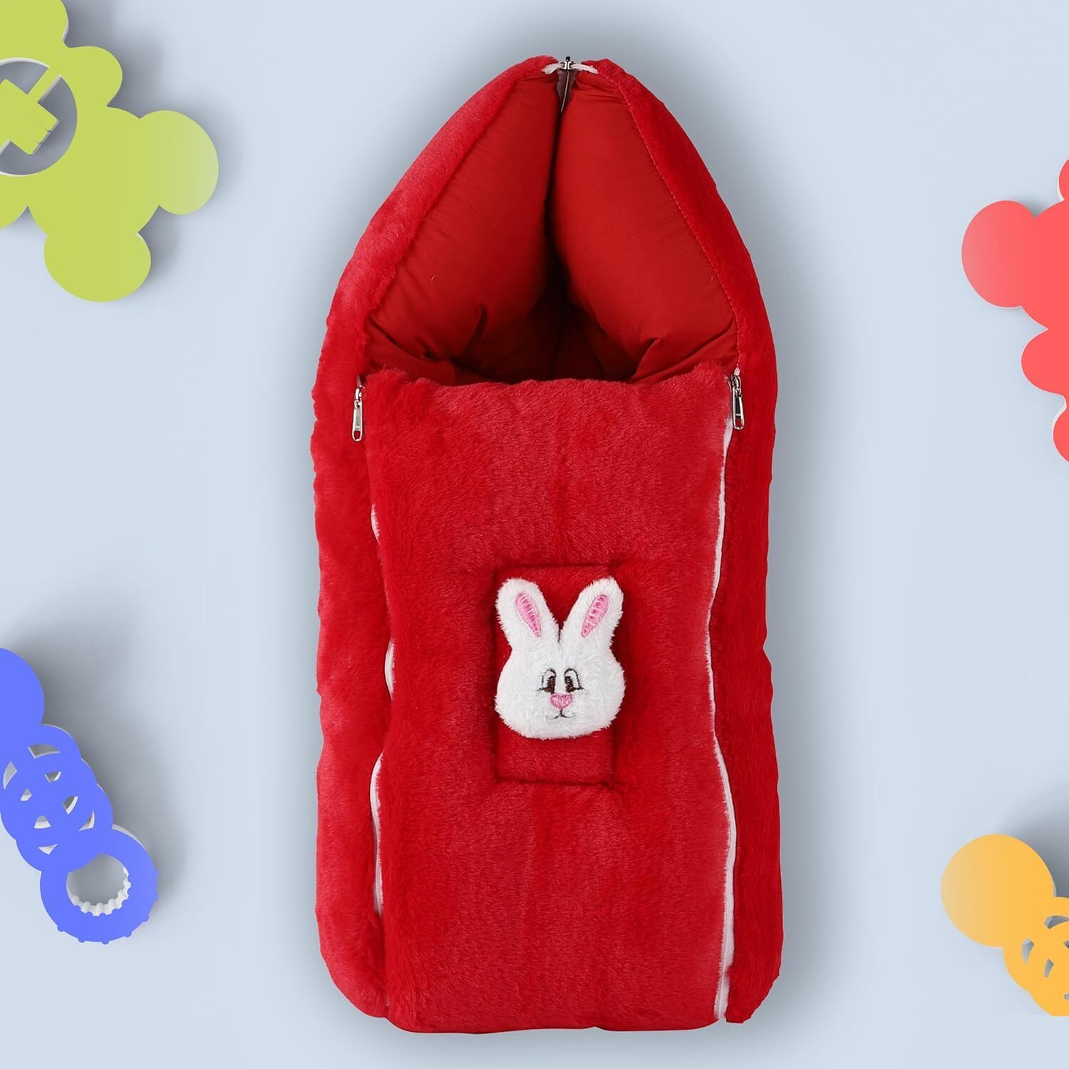 hellobear Velvet Baby Carry Bed for New Born Babies & Infants 0-6 Months 2 in 1 Sleeping Bag-picture-36