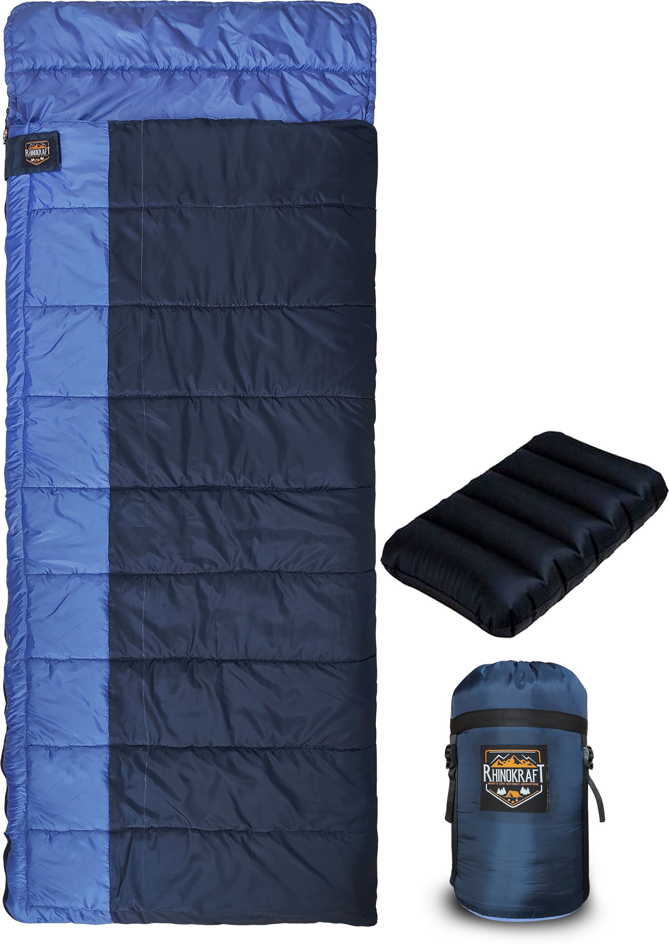 Premium Quality Light Weight Nylon 1.2 Kg , 8 to 20 Degree Celsius Sleeping Bag-image-5
