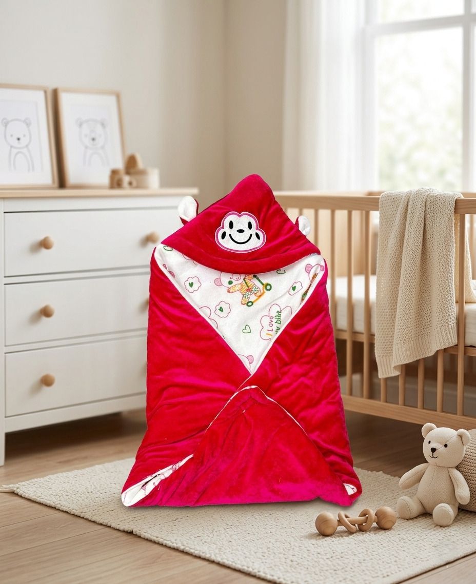 olene Hooded Wrapper Baby Blanket Supper Soft & Easy to Carry For Infants Sleeping Bag-picture-24