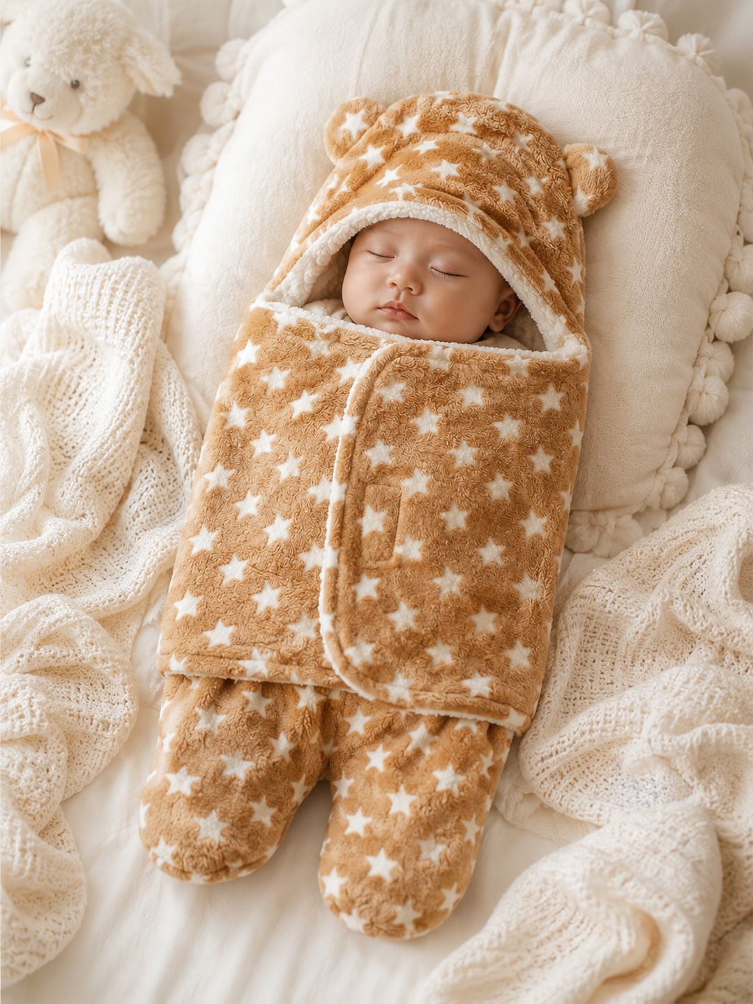 qvink Star Print Newborn Sleeping Bag Sleeping Bag-picture-47