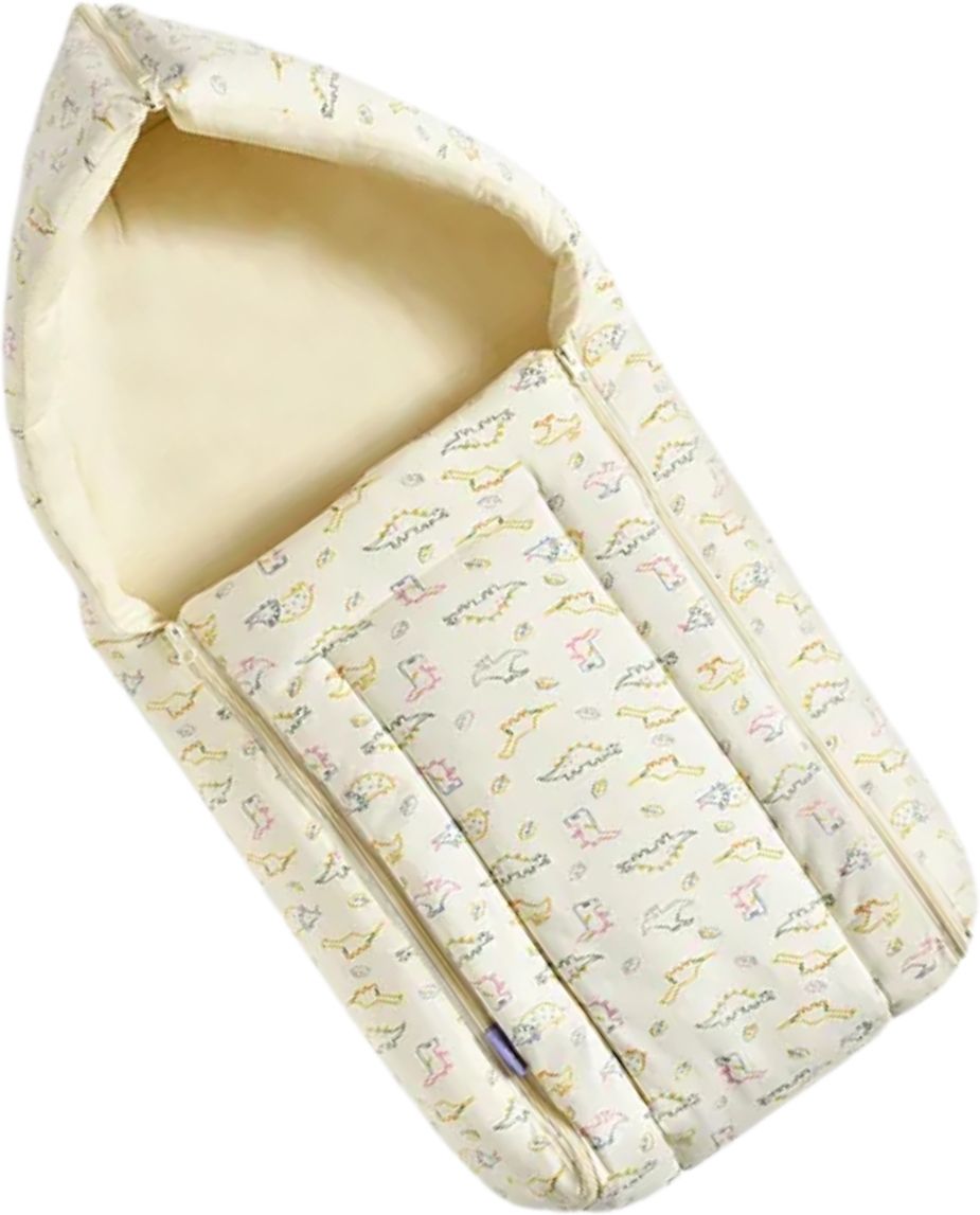 het creation 3 in 1 Velvet Baby Sleeping Bag & Carry Nest Zarvika No No-picture-35