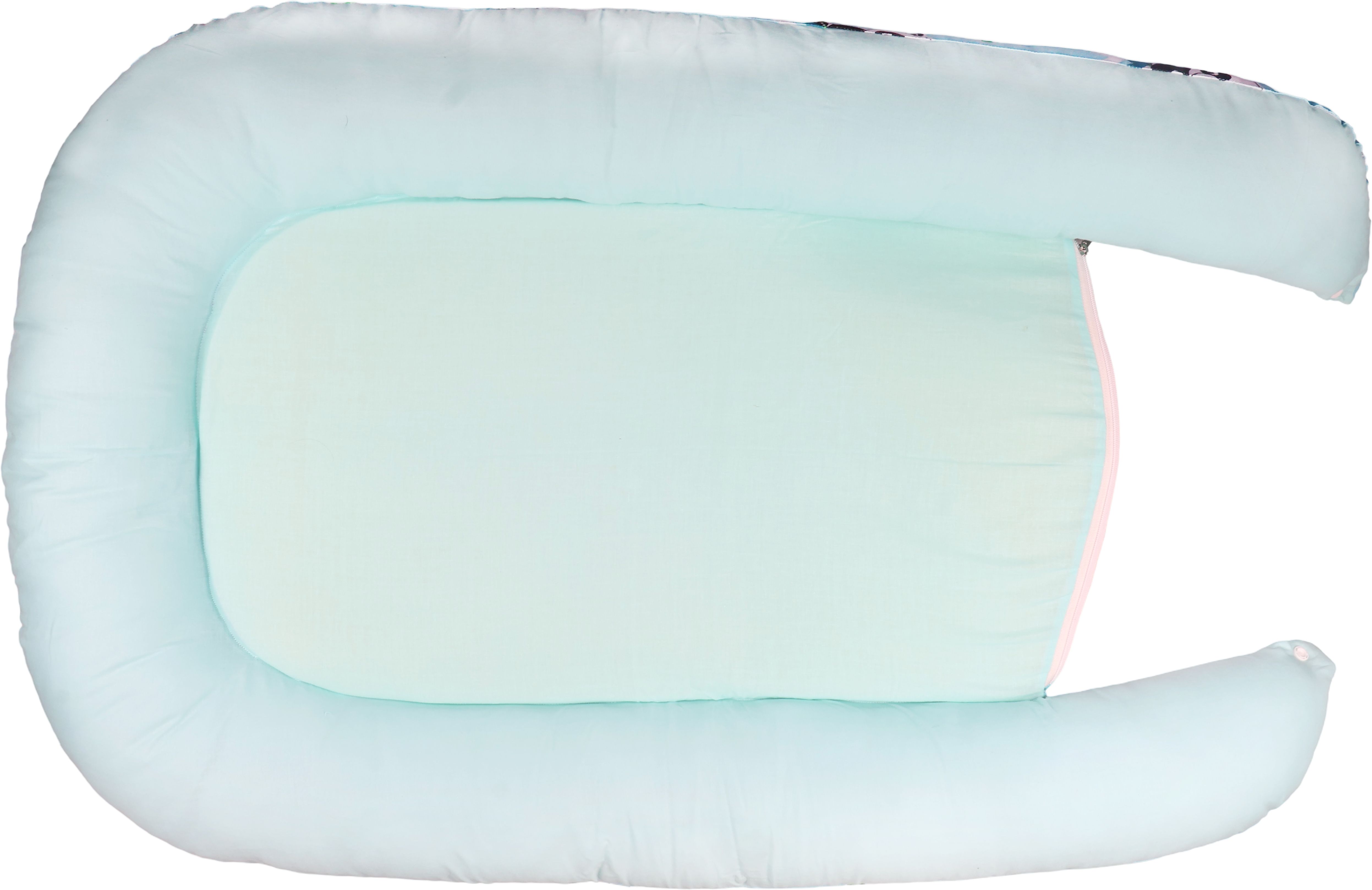 fisher-price Turquoise Comfort Nest Premium Cotton Sleep Pod with Diaper Sleeping Bag-picture-5