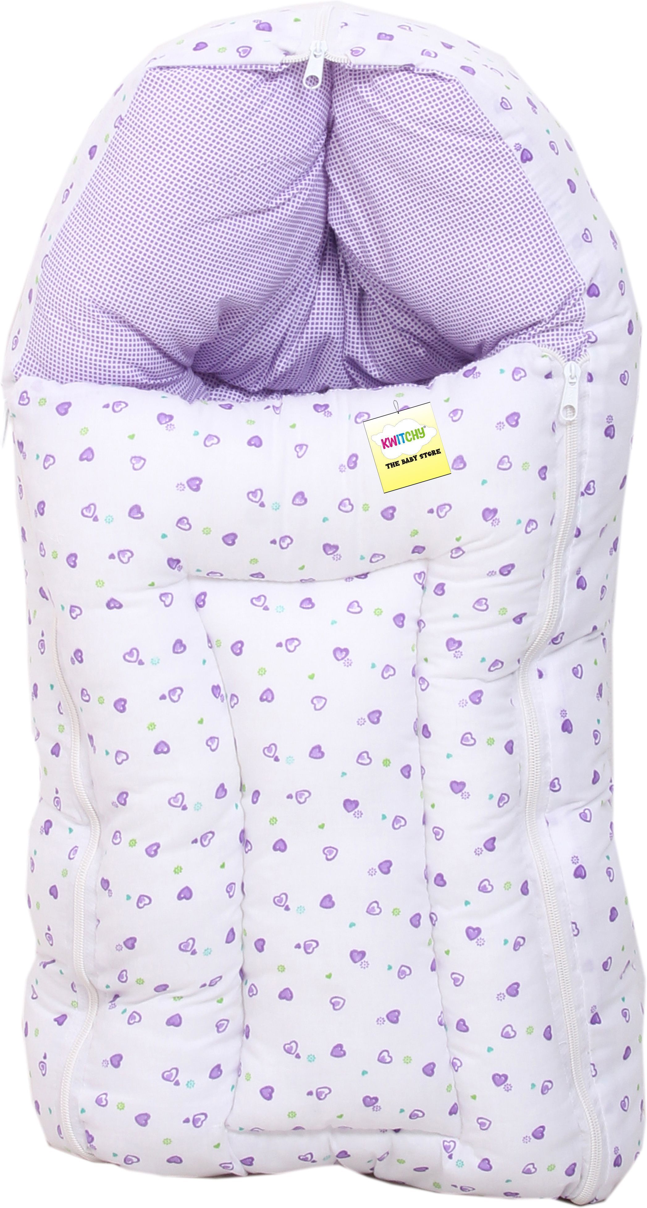 adore stuff Luxury Baby Sleeping Combo Bed with Mosquito Net & Bolster Set Sleeping Bag-picture-11
