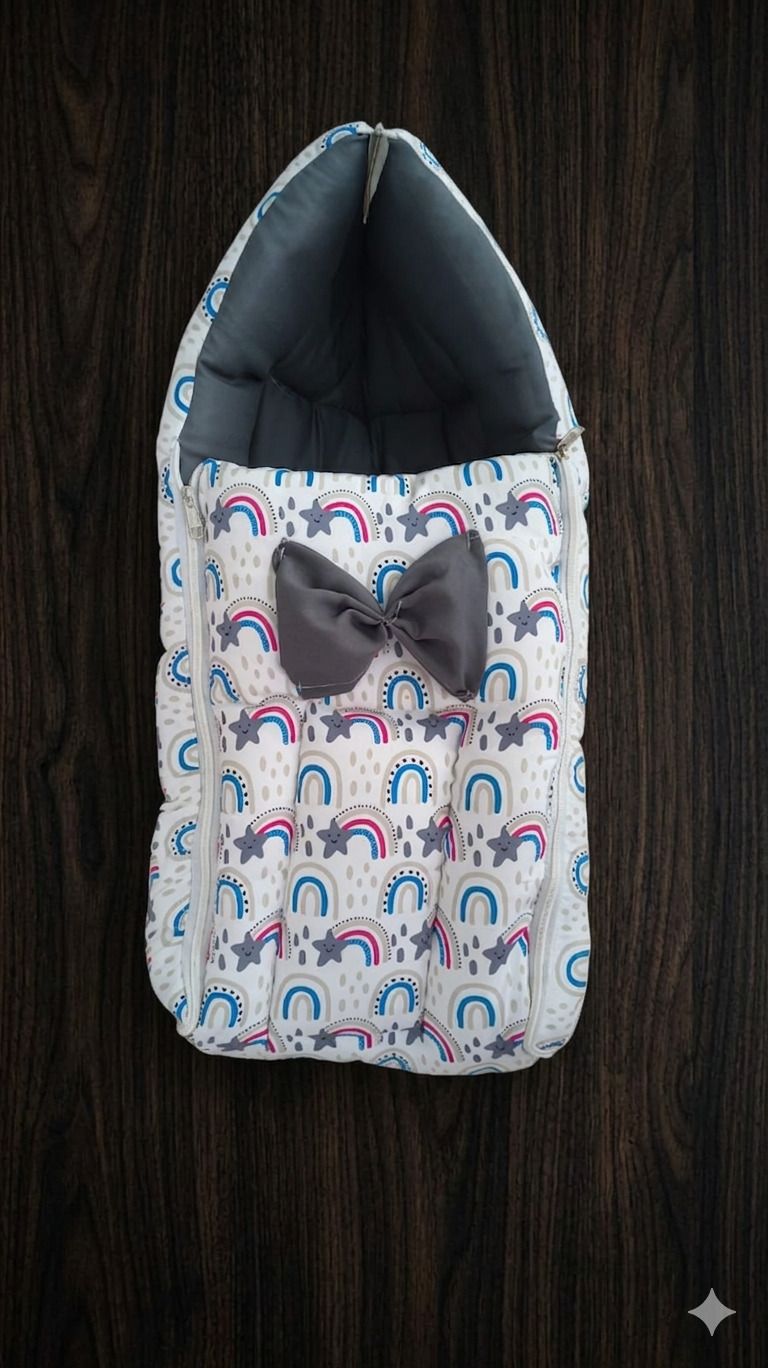 prettybits RAINBOW DARK GRAY 01 Sleeping Bag-picture-17