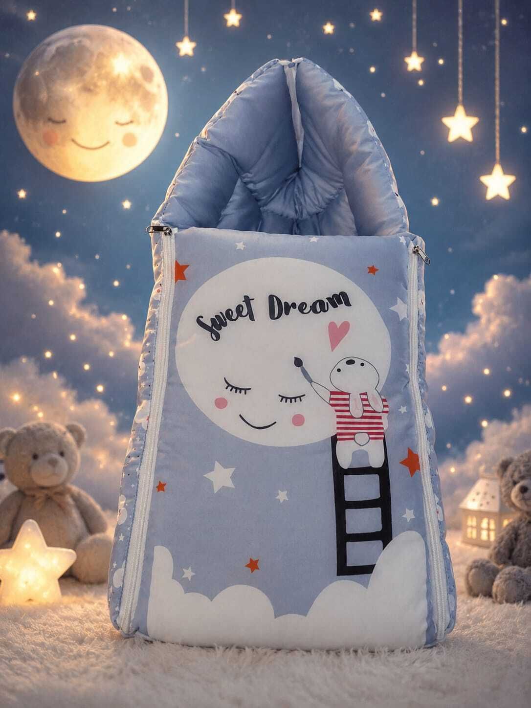 greevafashion Baby Desire 3 in 1 Baby Bed, Baby Bedding for New Born, Cotton Sleeping Bag Sleeping Bag-picture-21