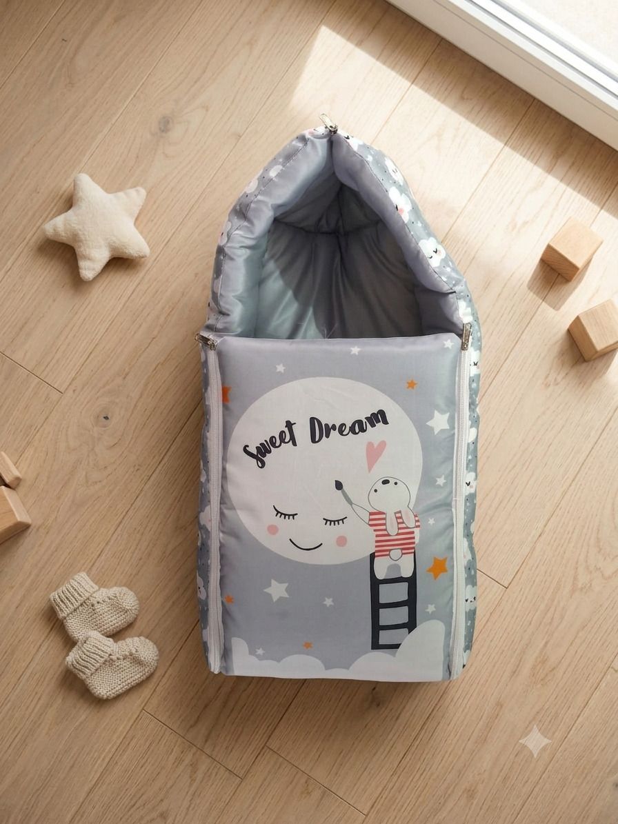 mitmart 3 IN 1 COTTON COMFORTABLE SLEEPING CARRY BAG FOR NEW BORN BABY Sleeping Bag-picture-18