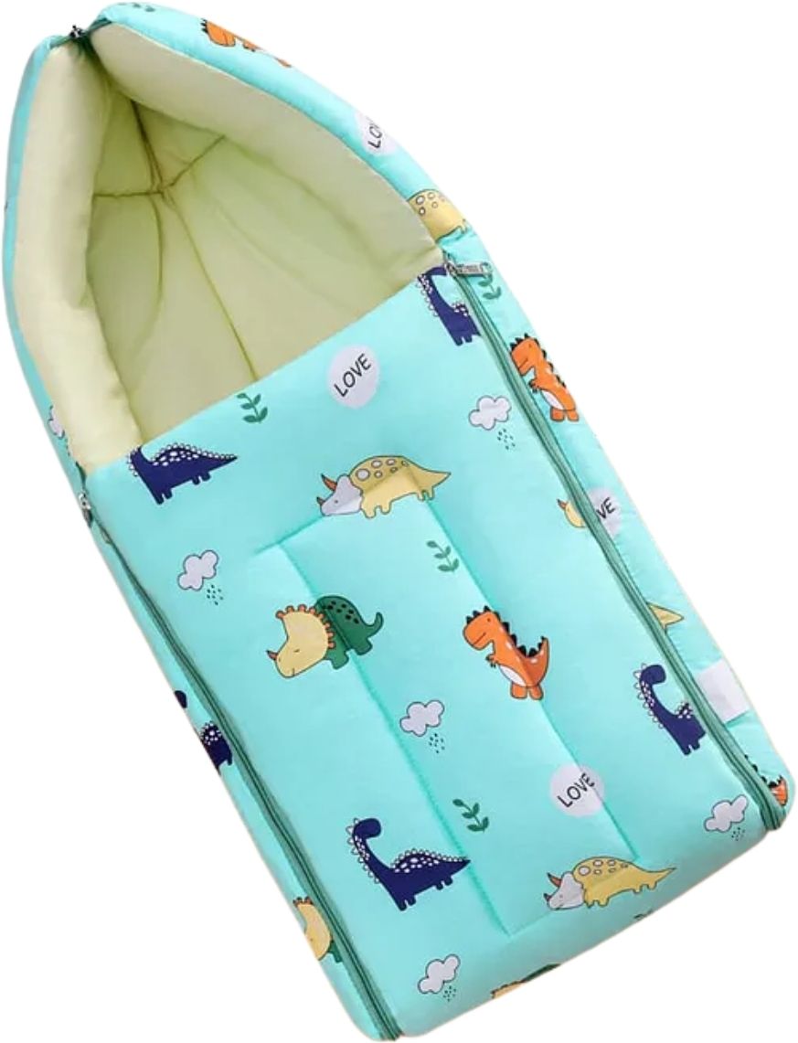 cuddlo Comfortable Baby Sleeping Bag Hooded Cotton Wrapper Blanket Sleeping Bag-picture-13