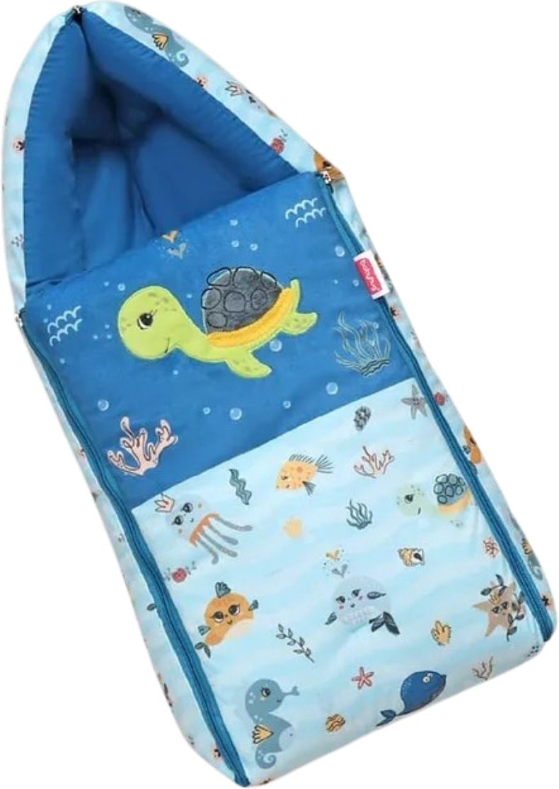 het creation 3 in 1 Velvet Baby Sleeping Bag & Carry Nest Zarvika No No-picture-21