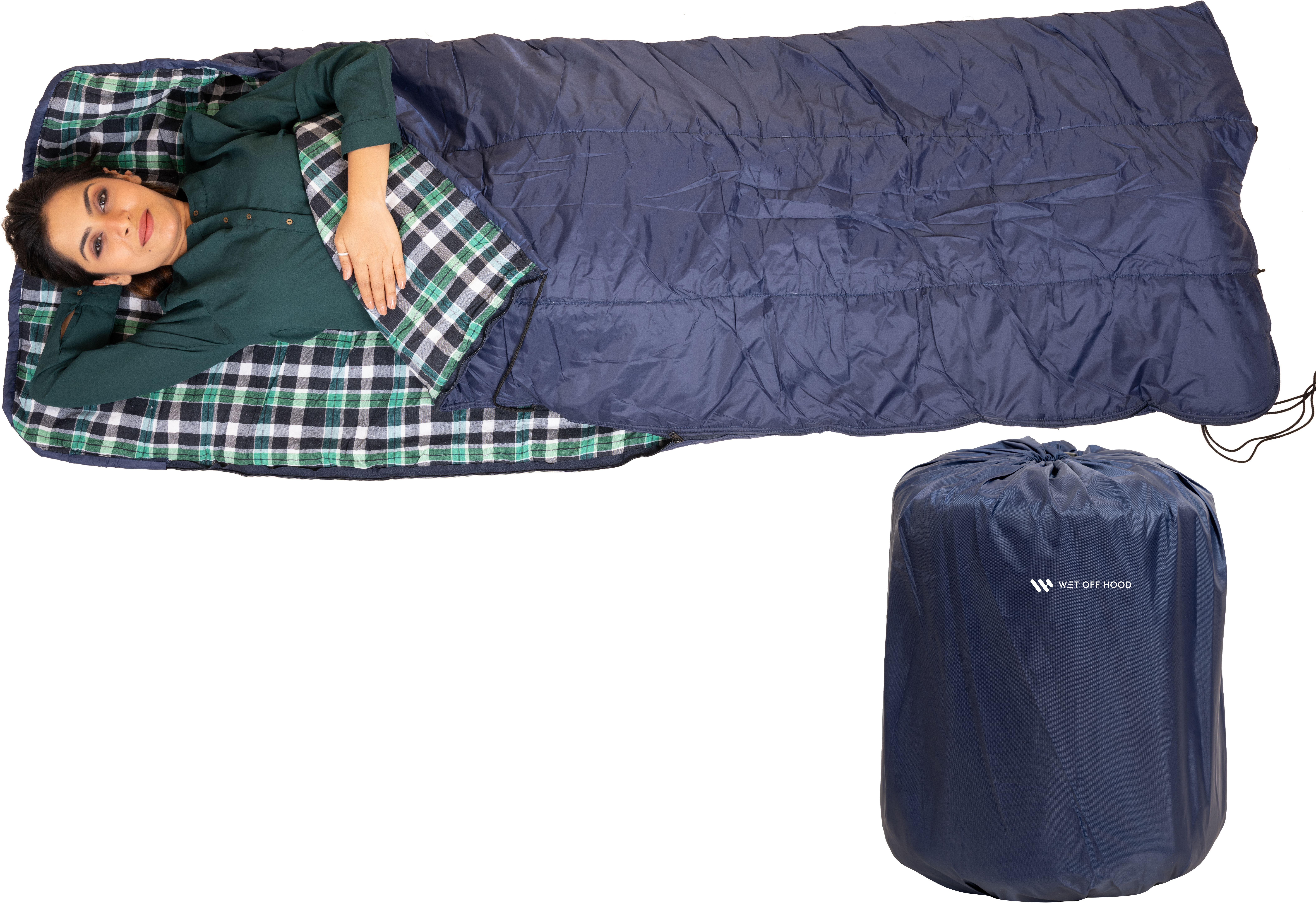 sleeping bag for adults men (navy) Sleeping Bag-image-21