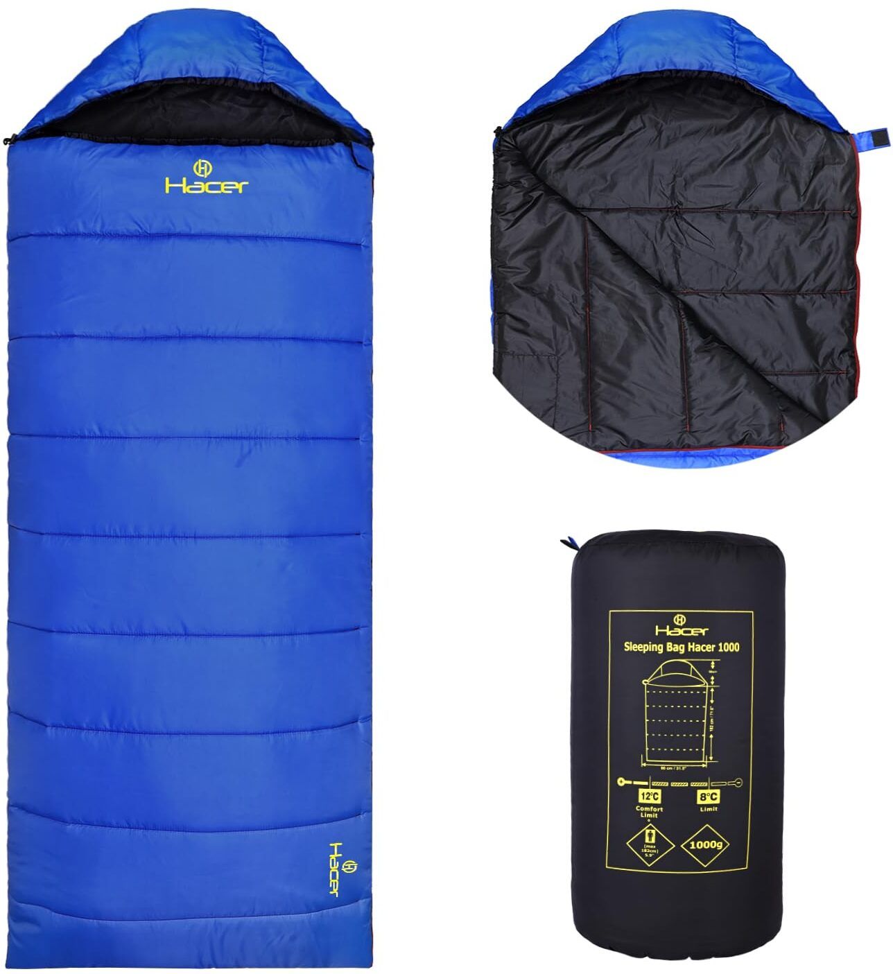 hacer Camping Sleeping Bag for Winter Hiking Traveling and Outdoors (-10 to +0 Temp) Sleeping Bag-picture-19