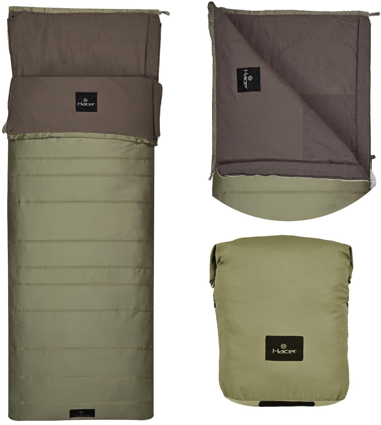 HC-500 Nubra Camping Sleeping Bag For Hiking Traveling and Outdoors (-3 to +13) Sleeping Bag-image-9