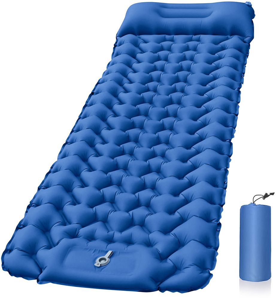 Folding Camping Sleeping with Pillow Bed,Waterproof Air Sleeping Bed Sleeping Bag-image-3