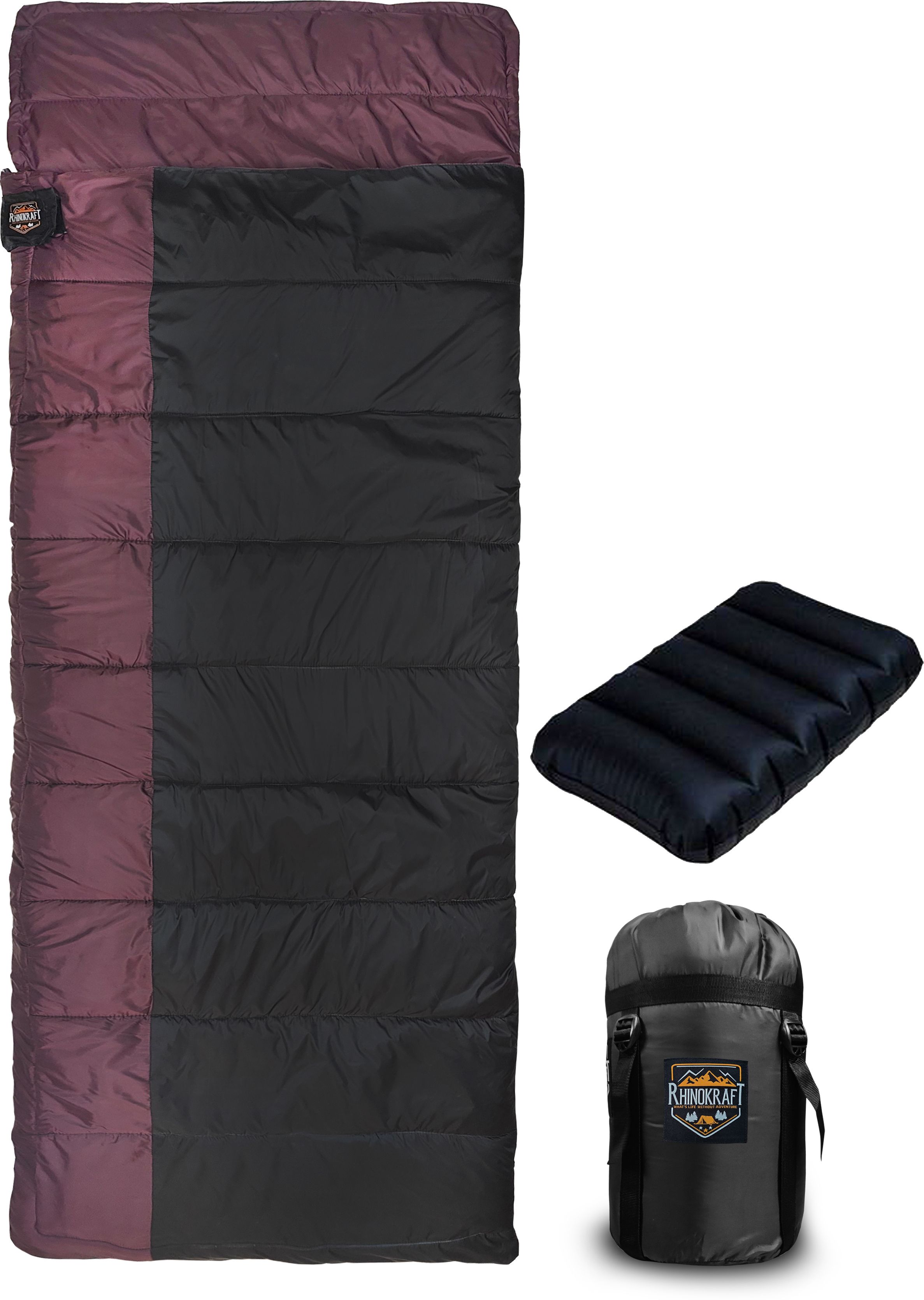 Spacious ! Premium Quality Light Weight Nylon 1.2 Kg , 8 to 20 Degree Celsius Sleeping Bag-image-27