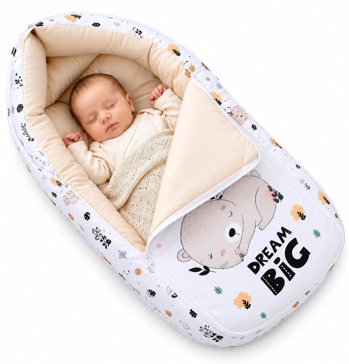 fobixen Baby Bed Cotton Sleeping Bag, Portable Bassinet, Unisex Bedding For New Born Sleeping Bag-picture-31