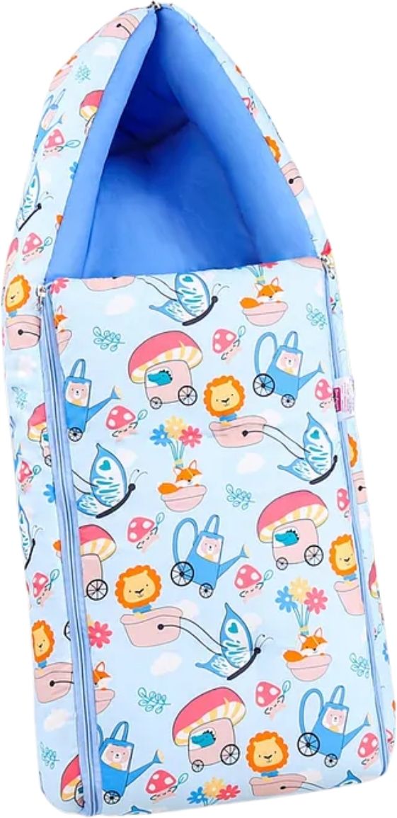het creation 3 in 1 Velvet Baby Sleeping Bag & Carry Nest Zarvika No No-picture-12