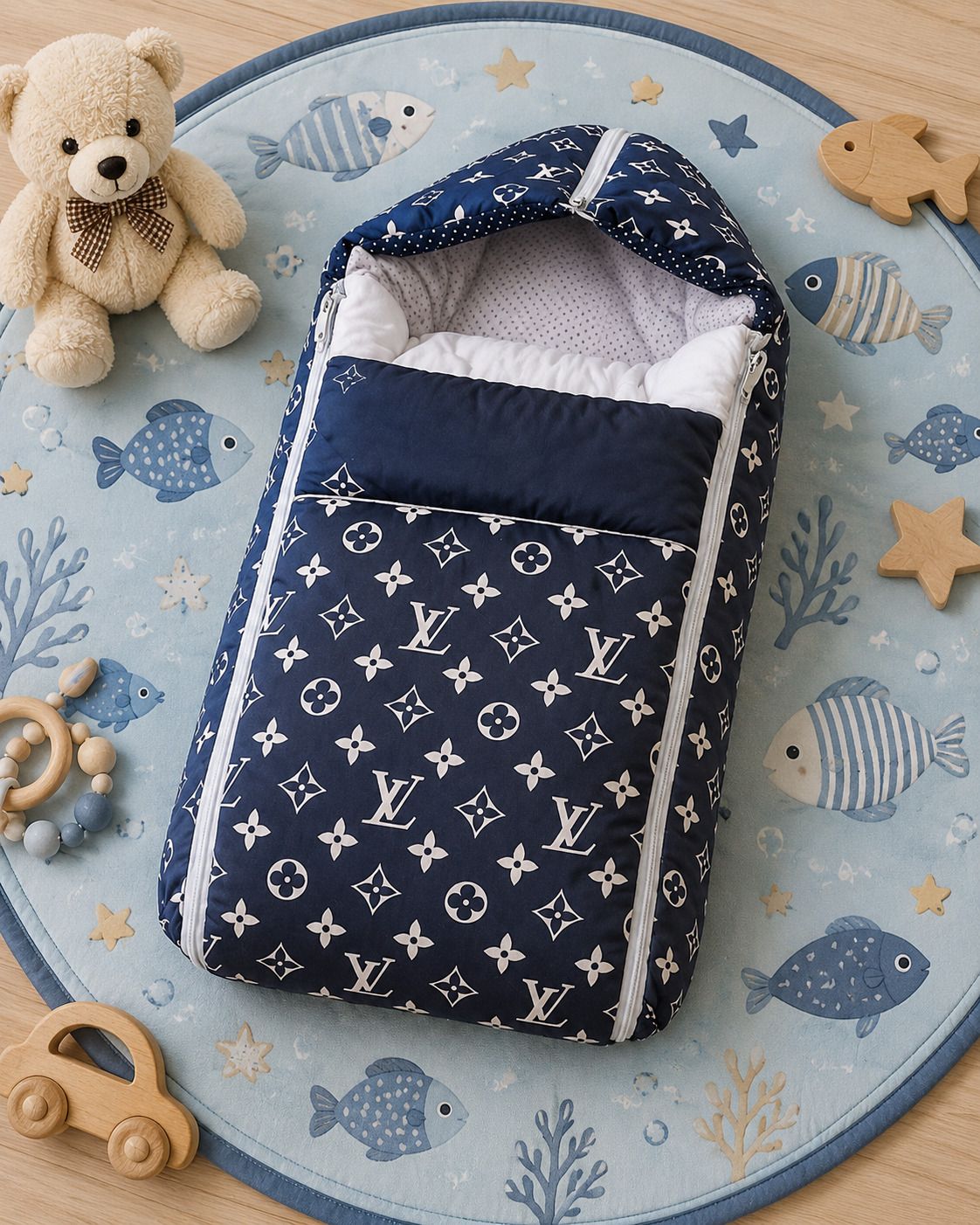 gudi enterprise 3in1 Cotton Comfortable For New Born Baby Sleeping Bag & Carry Bag 0-12 Month Sleeping Bag-picture-31