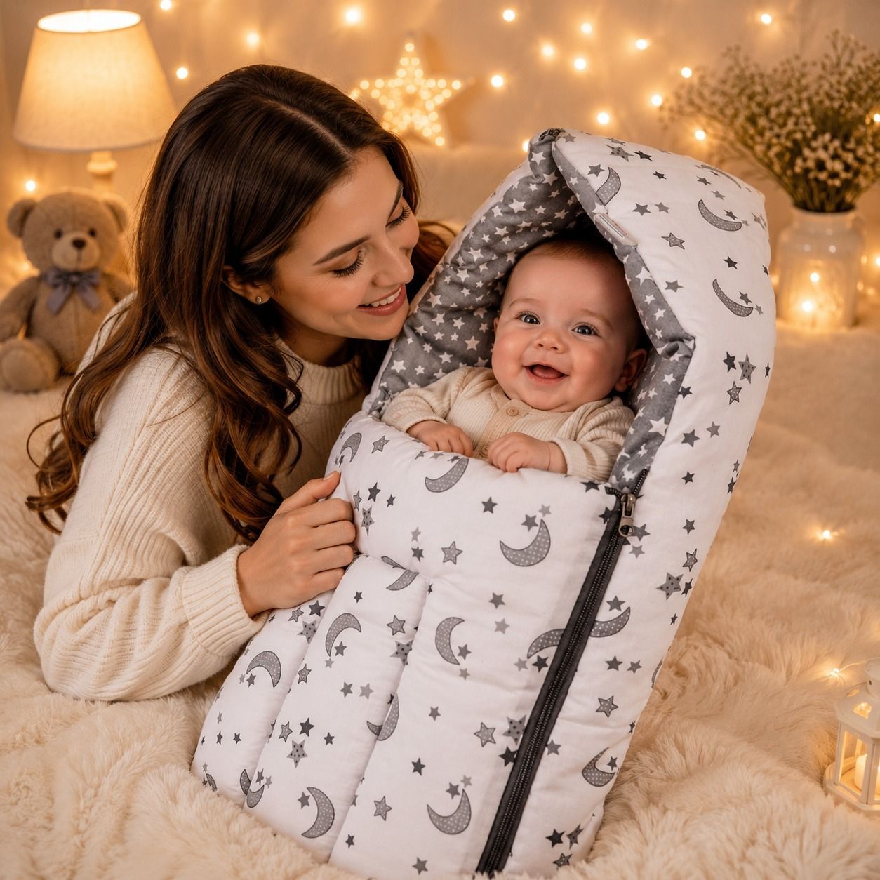 qoc New Born baby sleeping & carry bag for kids (0-6 Month) Sleeping Bag-picture-43