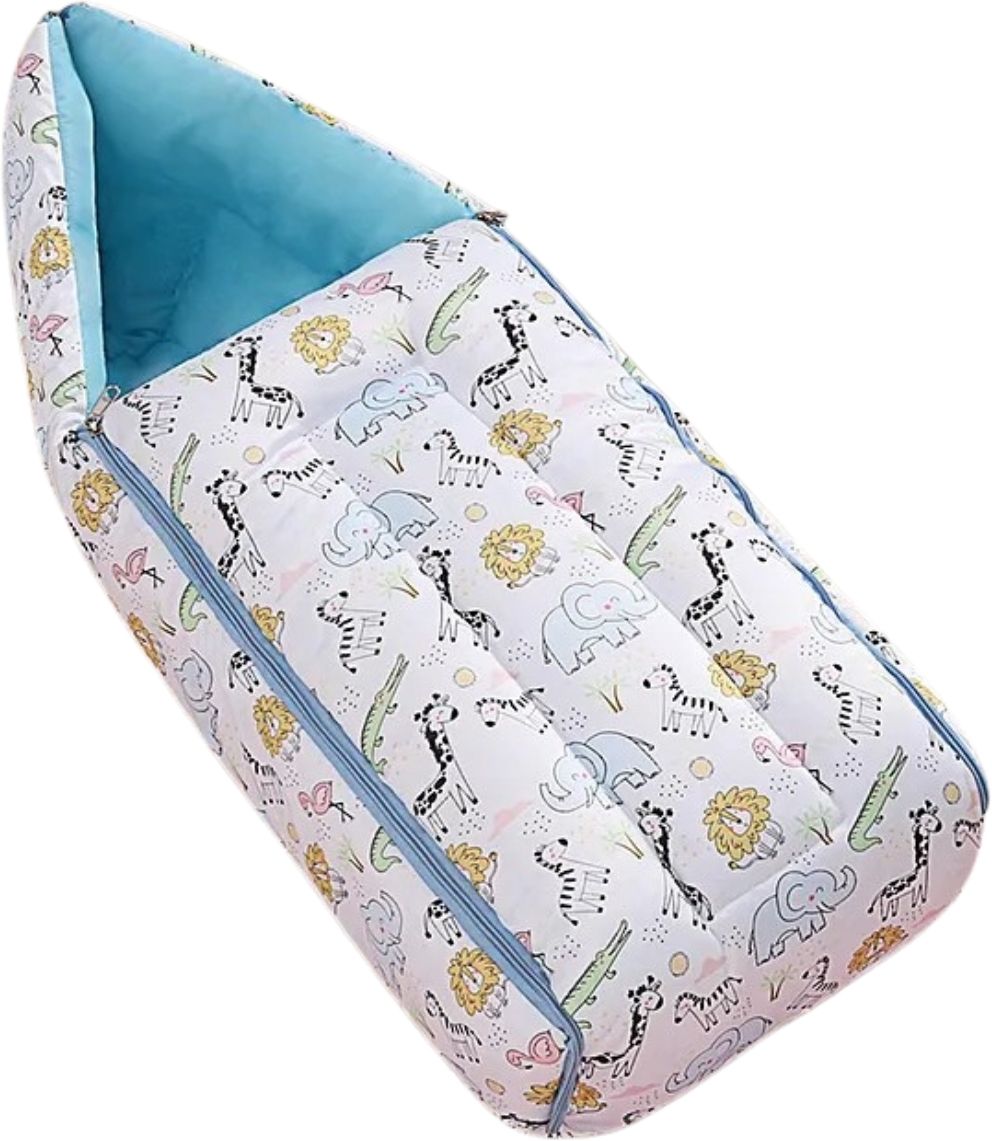 het creation 3 in 1 Velvet Baby Sleeping Bag & Carry Nest Zarvika No No-picture-34