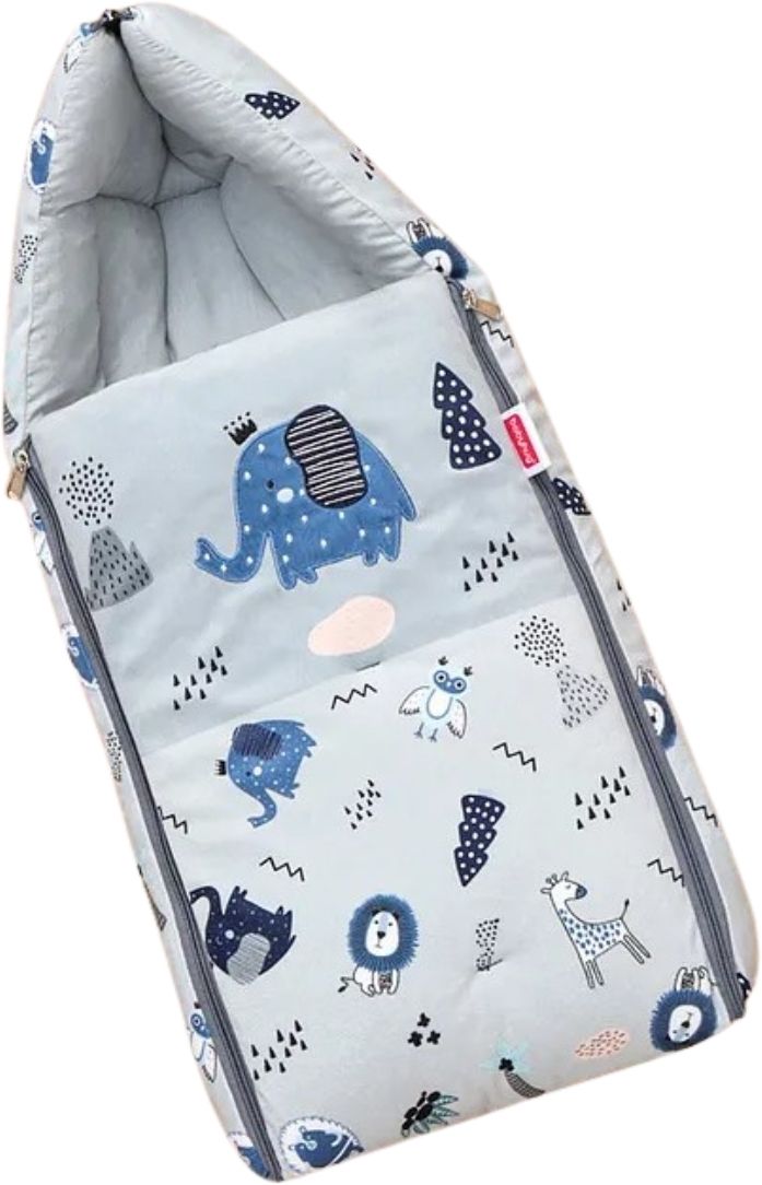 het creation 3 in 1 Velvet Baby Sleeping Bag & Carry Nest Zarvika No No-picture-20