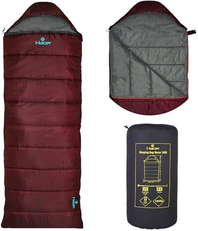 hacer +8 Degree Winter 210T Polyester Hiking Bags for Adults (7ft, 8°C to +12°C) Sleeping Bag-picture-30