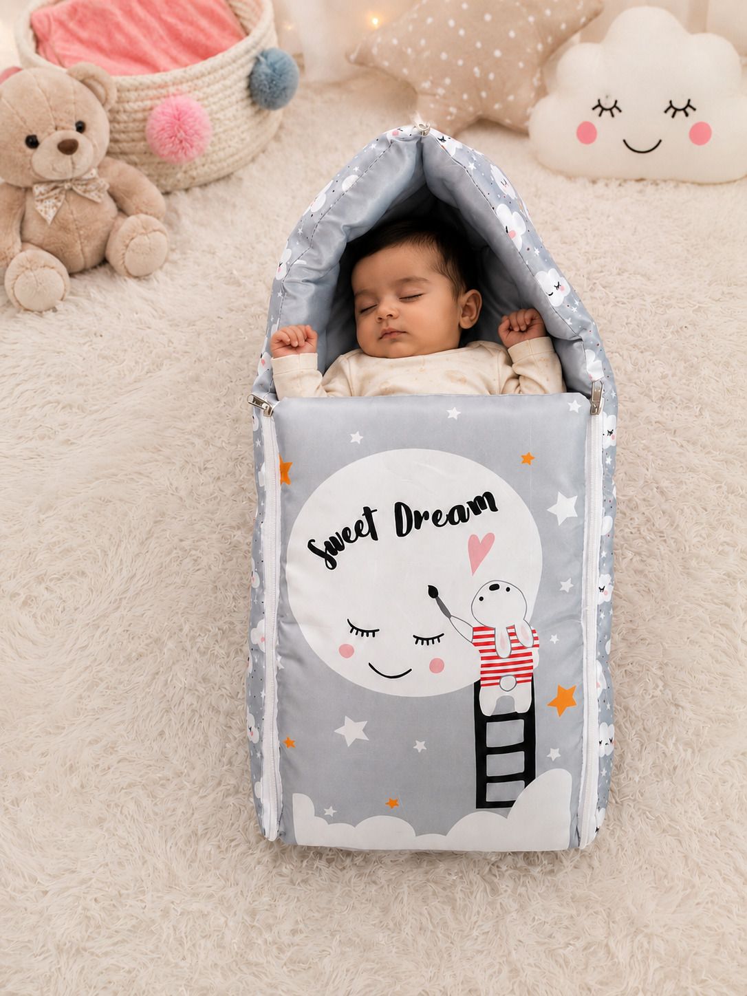 dnenterprise 3 IN 1 COTTON SLEEPING BED Sleeping Bag-picture-1