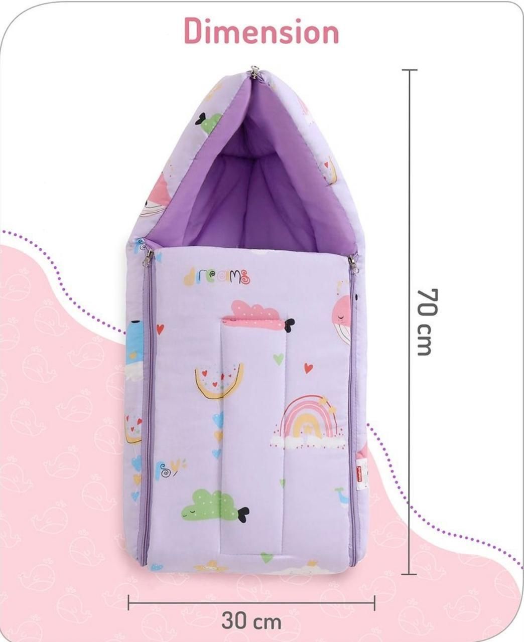 shreeji 40 in 1 Baby Bed, Baby Bedding for New Born & Carry Nest, Cotton Sleeping Bag-picture-13