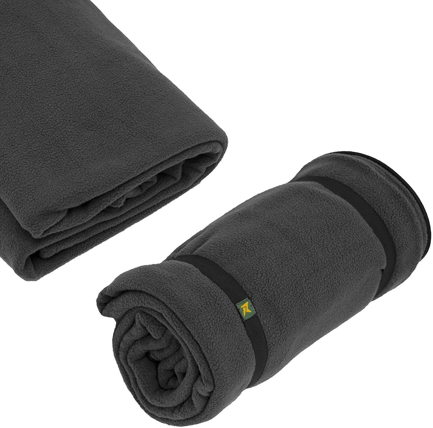 Fleece Sleeping bag cum blanket for Train Travel,Camping,Sporting Events Sleeping Bag