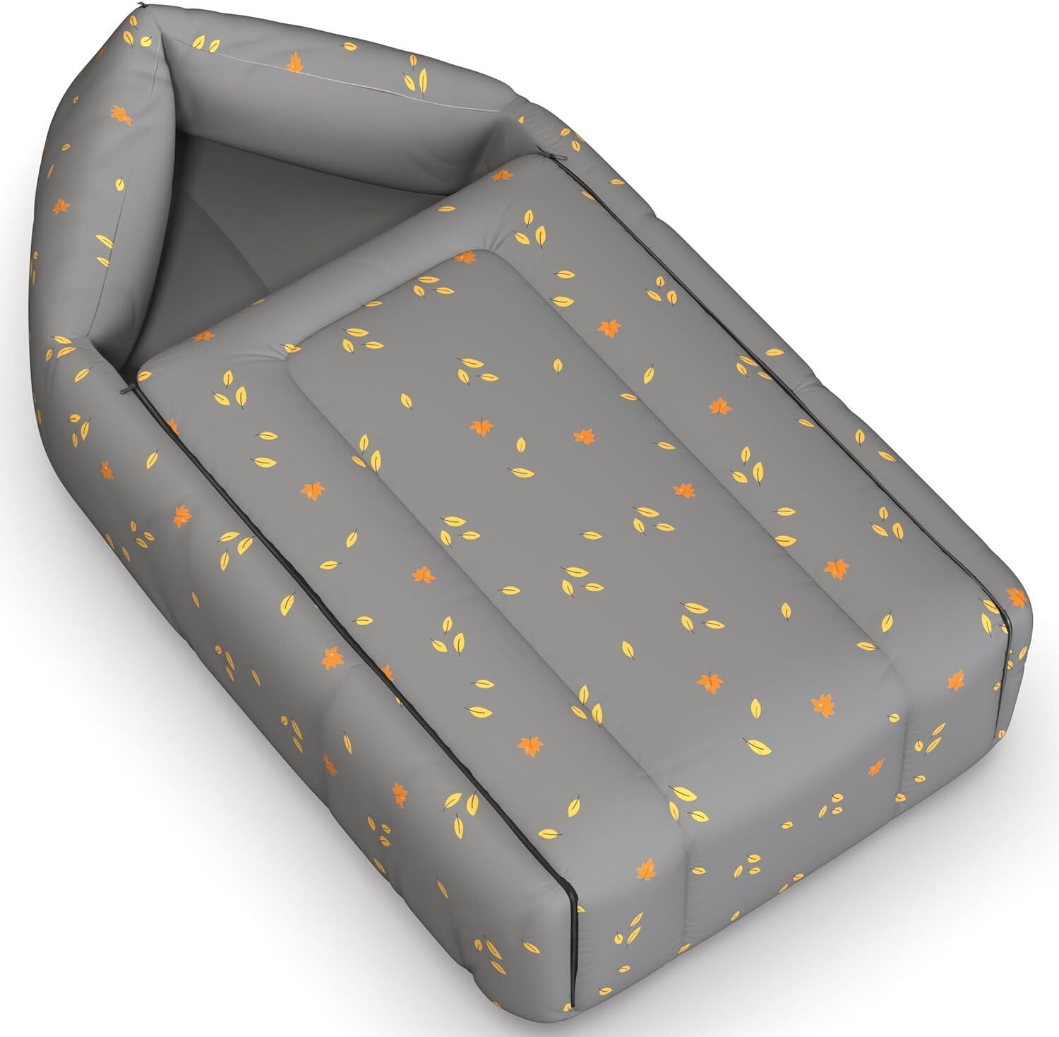 cherilo 3 in 1 Baby Bed, Sleeping Bag & Carry Nest, Portable Bassinet, 0M+ (Grey Leaf) Sleeping Bag-picture-31