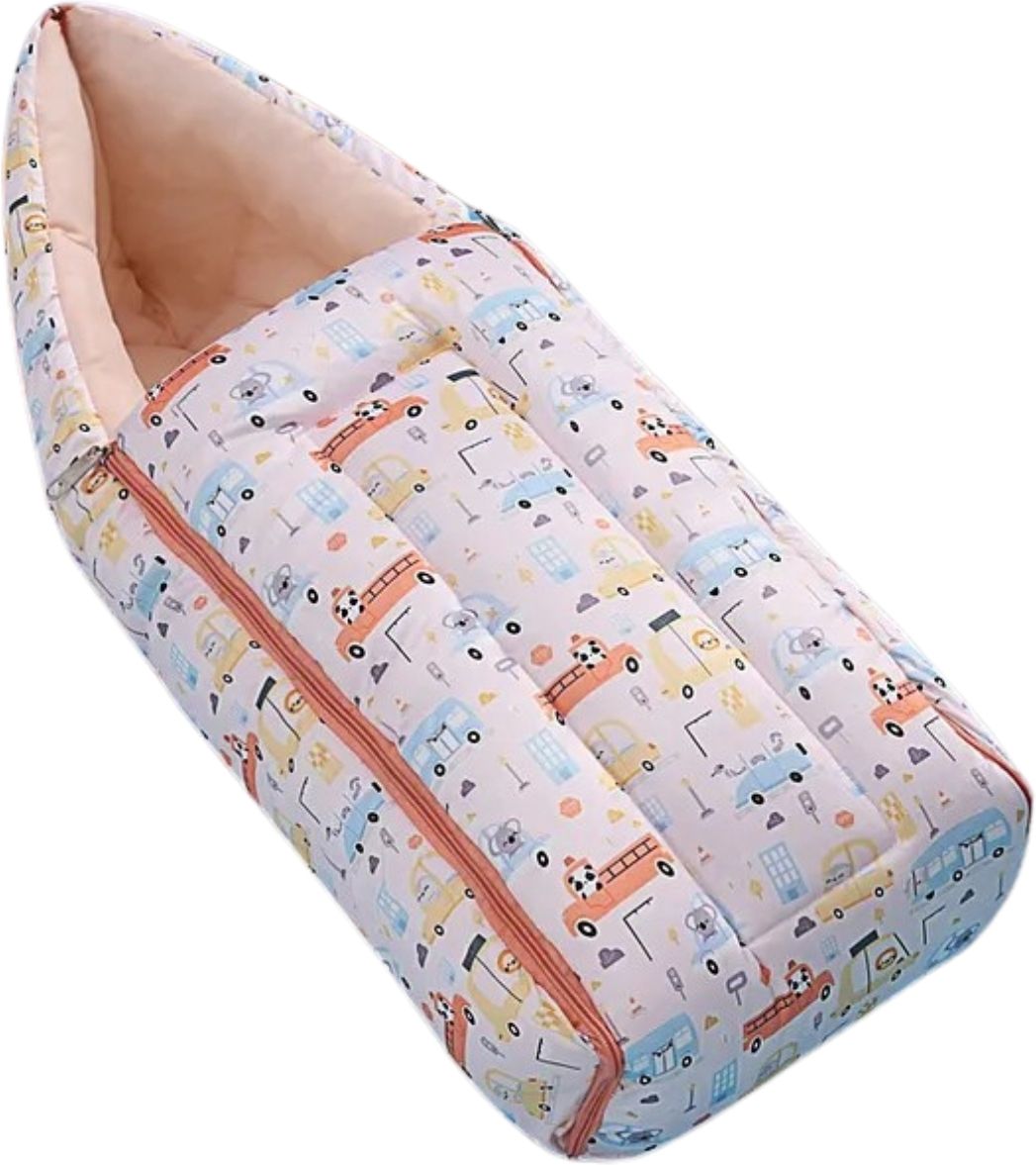 cuddlo Hooded Baby Sleep Wrapper Soft Cotton Sleeping Bag for Infants Sleeping Bag-picture-22