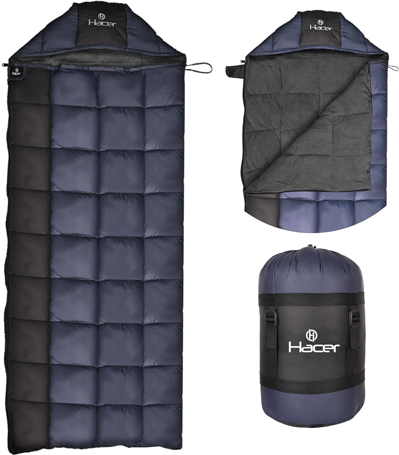 hacer Camping Sleeping Bag for Winter Hiking Traveling and Outdoors (-10 to +0 Temp) Sleeping Bag-picture-14
