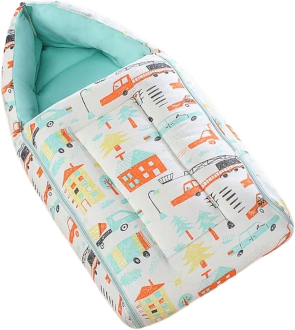 het creation 3 in 1 Velvet Baby Sleeping Bag & Carry Nest Zarvika No No-picture-26