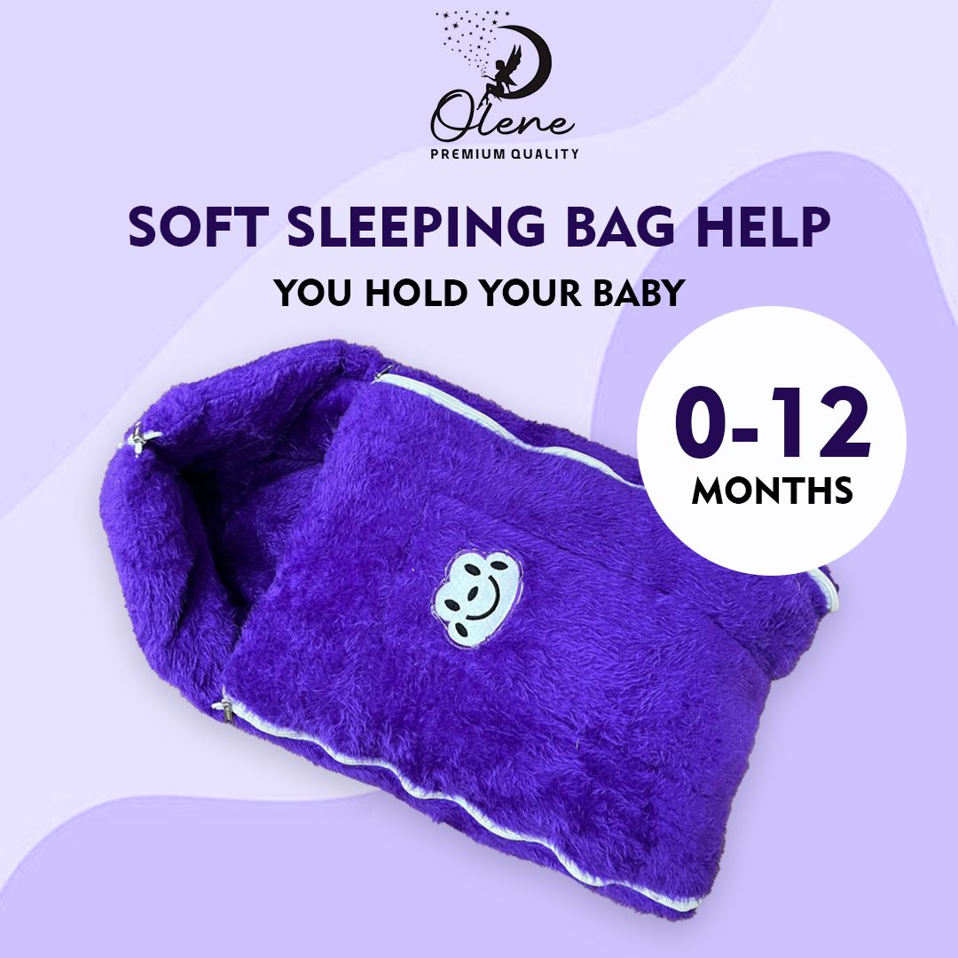 3 in 1 Baby Carry Nest Sleeping Bag & Mattress Soft & Comfortable Sleeping Bag-image-27