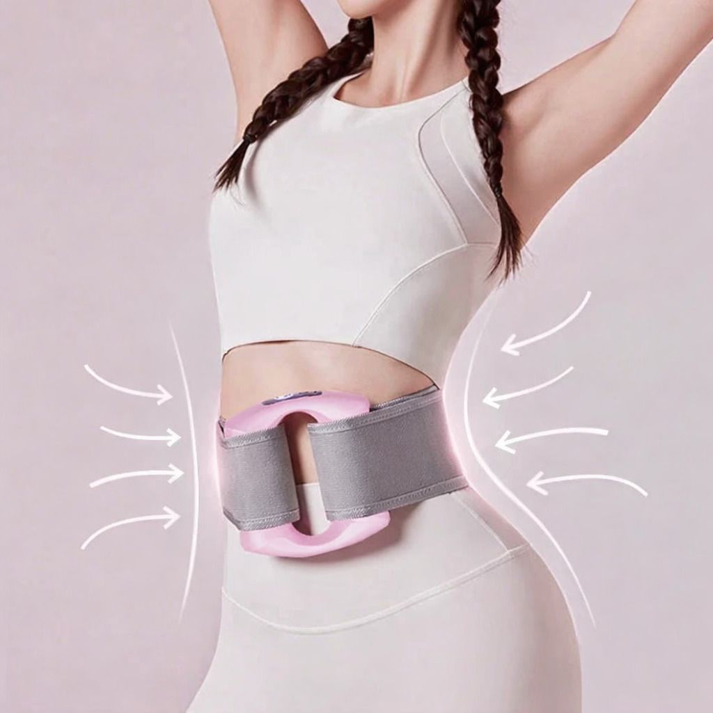 RELIXA RLX-3 Electric Waist Massager Belt USB Rechargeable Vibration for Belly & Back Relief Massager-image-15