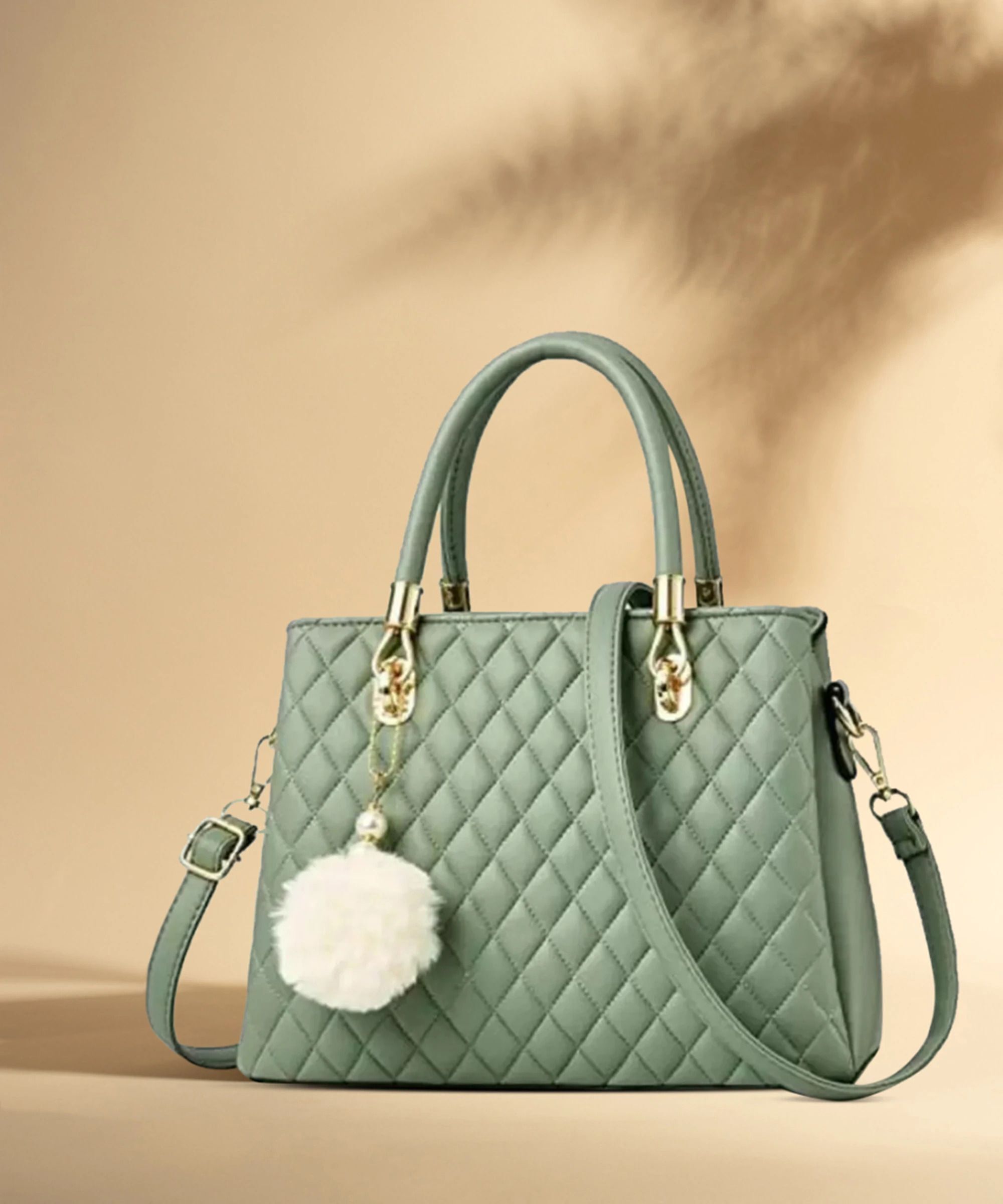 Women Green Hand-held Bag-image-14