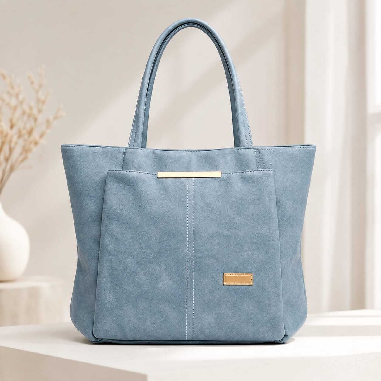 Blue Women Tote LADIES BAG-image-38