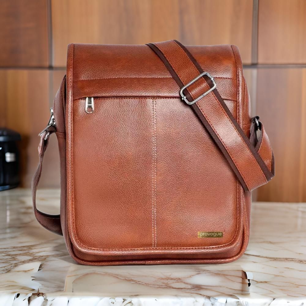 Tan Men Sling Bag Men Sling Bag extra large side bag for men-image-28
