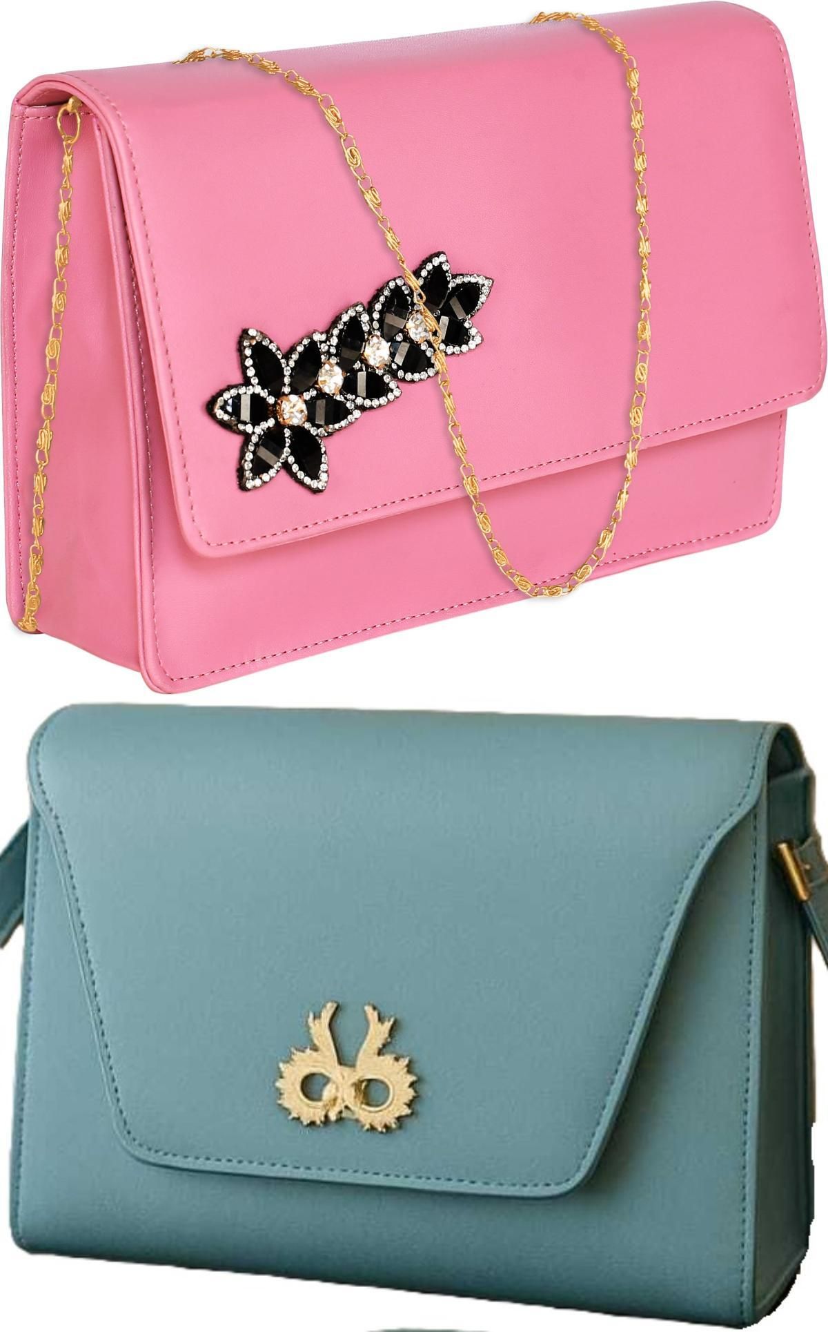 Pink, Purple Women Sling Bag Women stylish silng bags-image-40
