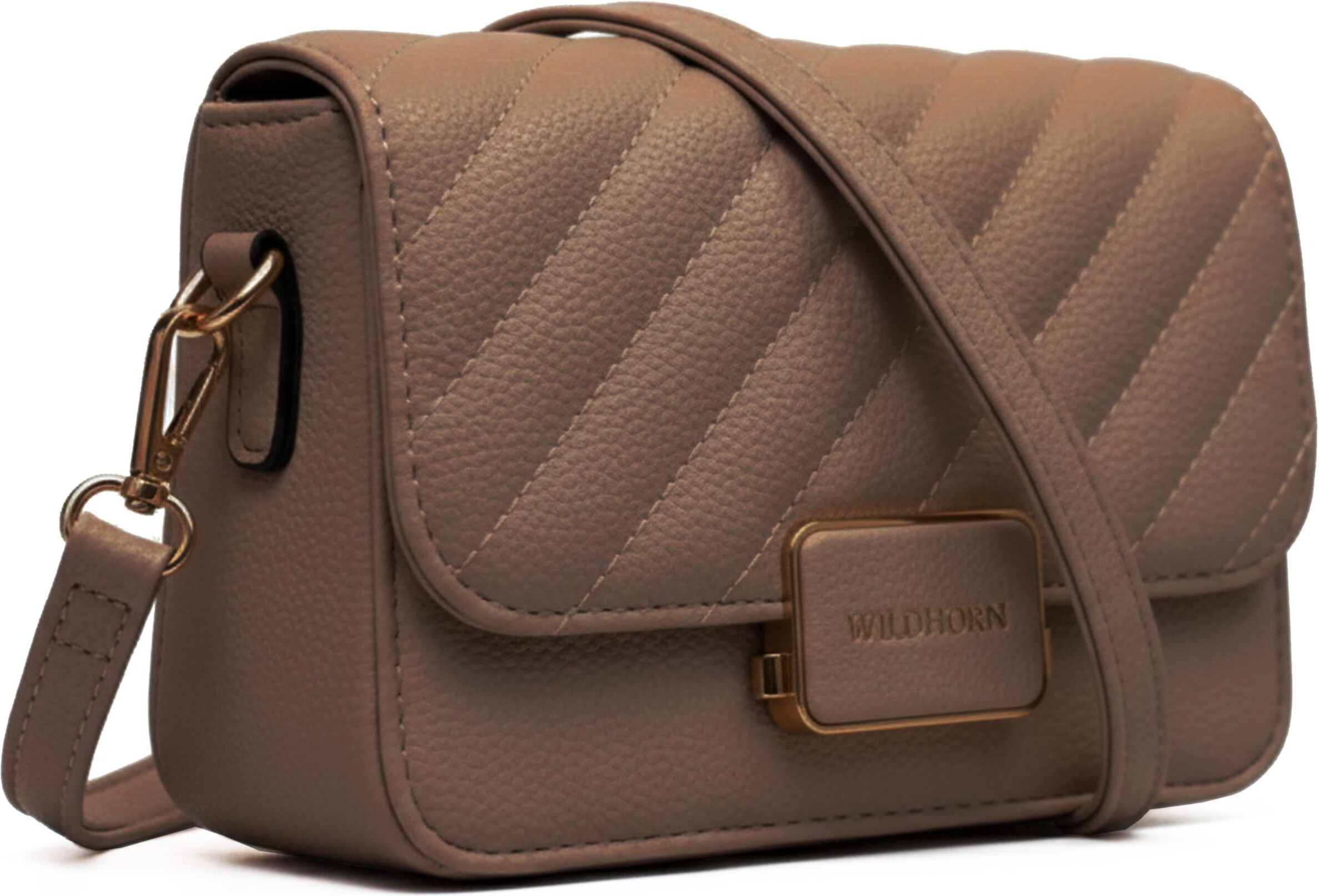 wildhorn Brown Women Sling Bag Vegan Leather Women’s Crossbody Sling Bag | Ladies Quilted Purse Handbag-picture-0