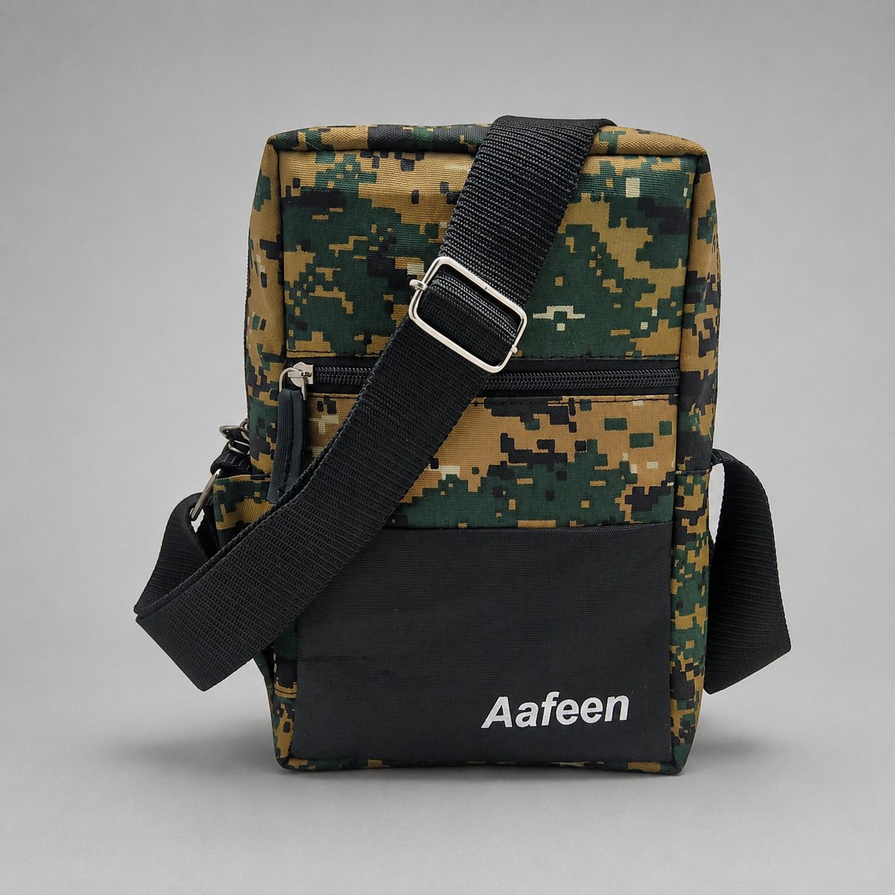 Multicolor Men Sling Bag Milirty Green Men Cross body Men's Messenger for Travel / Office-image-2