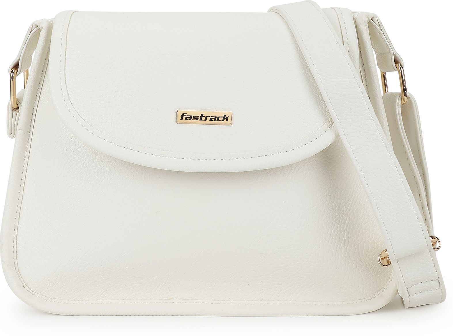 White Women Sling Bag Solid-image-23