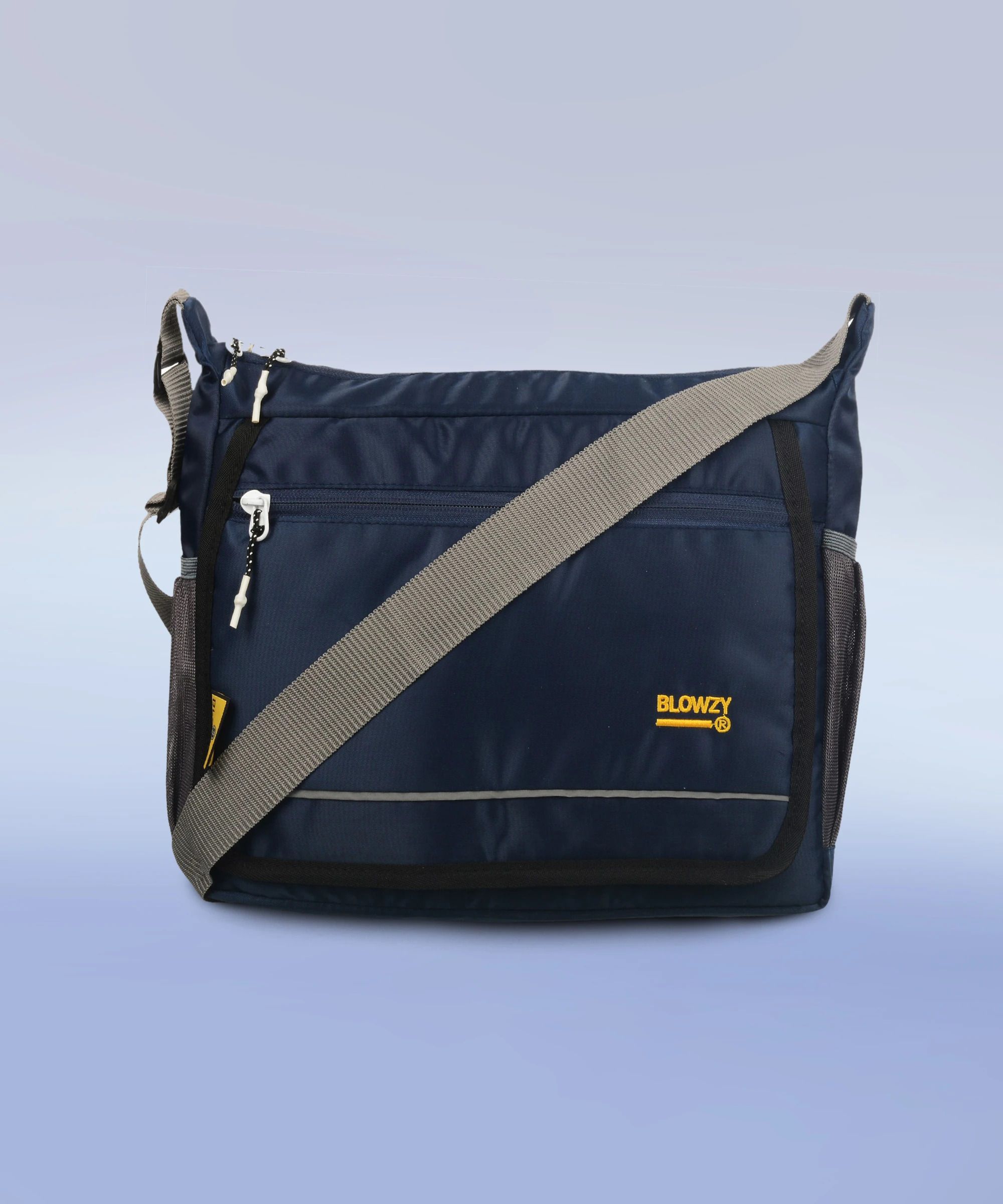 goodina Blue, Grey Men & Women Sling Bag Cross-Body mens sling bag-picture-3