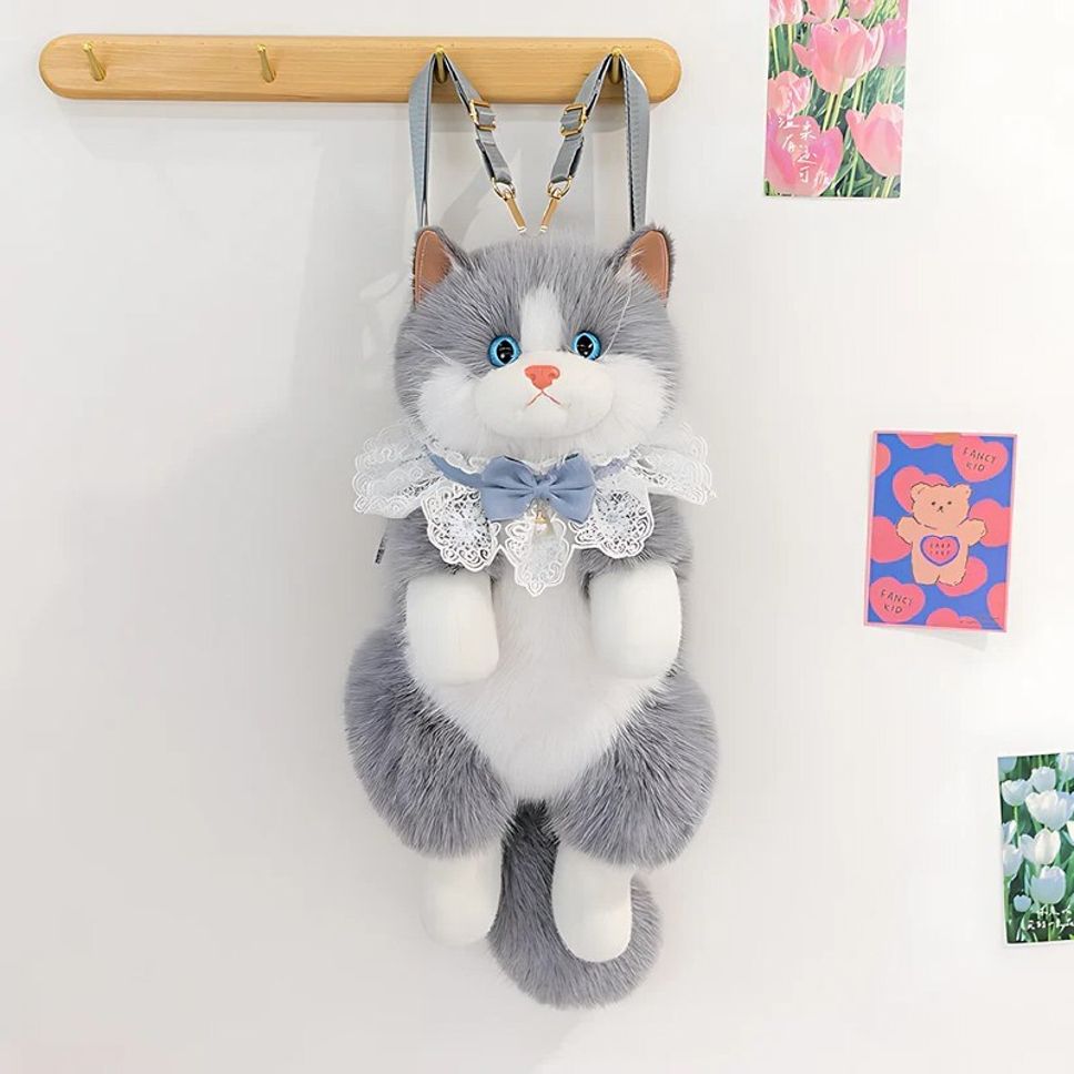 kesig Grey Women Sling Bag Cat Shaped Bag For Women's and Girls-picture-15