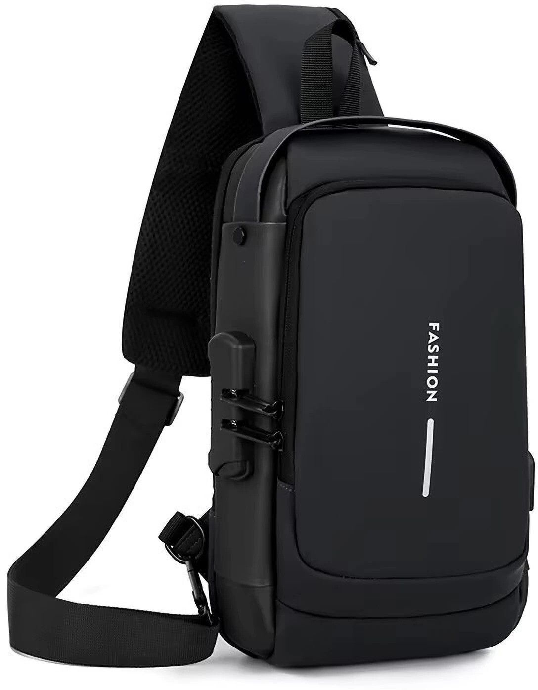goodina Black Men & Women Sling Bag Shoulder Sling Bag for Men Cycling with Stylish Design-picture-48