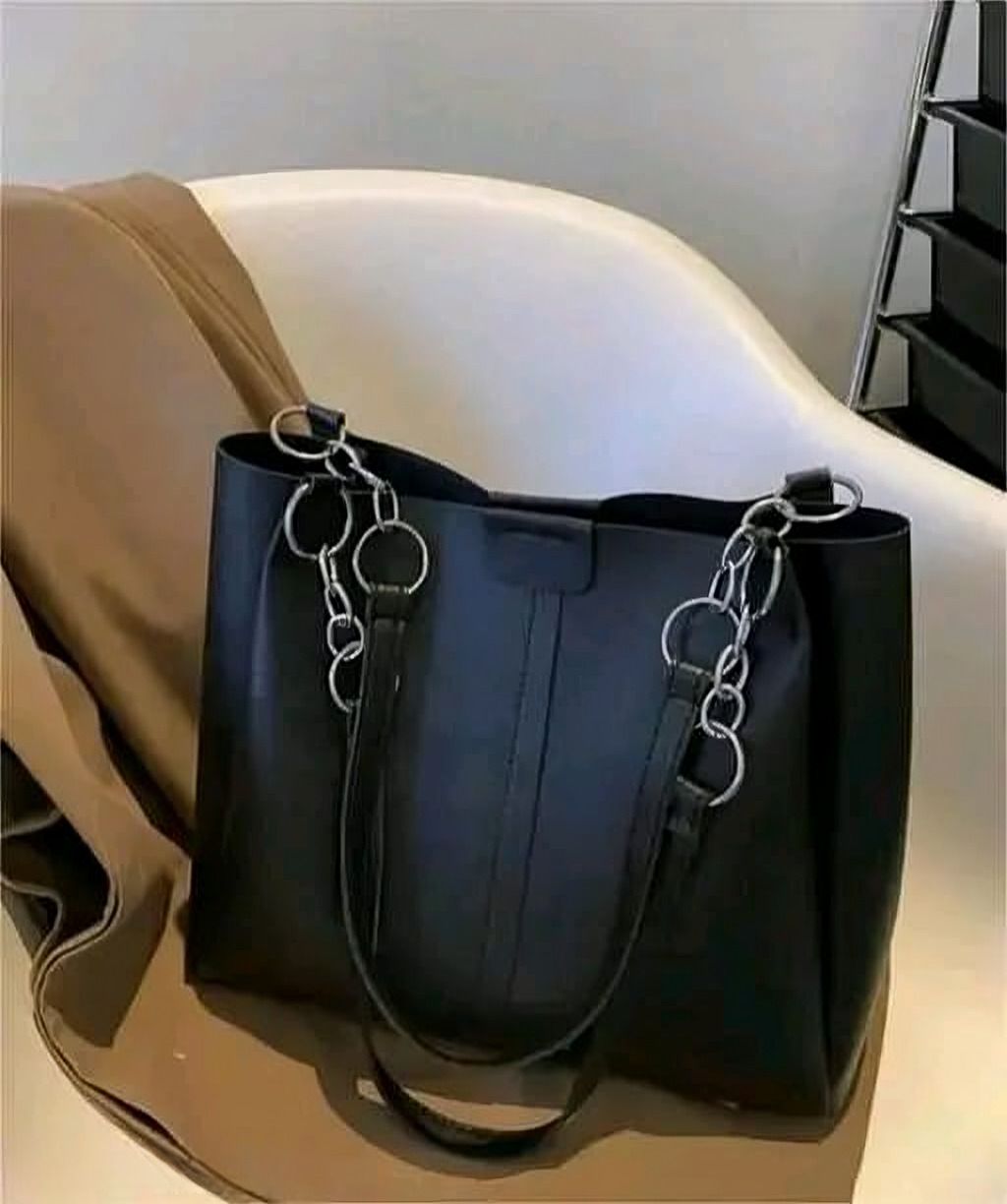Black Women Tote Black Partywear Tote Bags-image-13