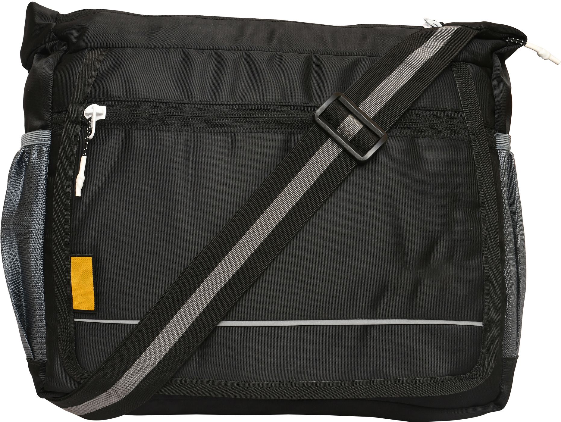 goodina Black Men & Women Sling Bag Stylish Sling Cross Body Travel Messenger Bag with MultiPocket Zip Closure-picture-24